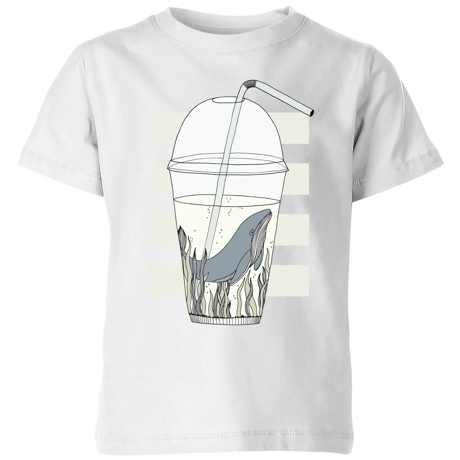 Barlena Thirsty Kids' T-Shirt - White - 11-12 Years - White