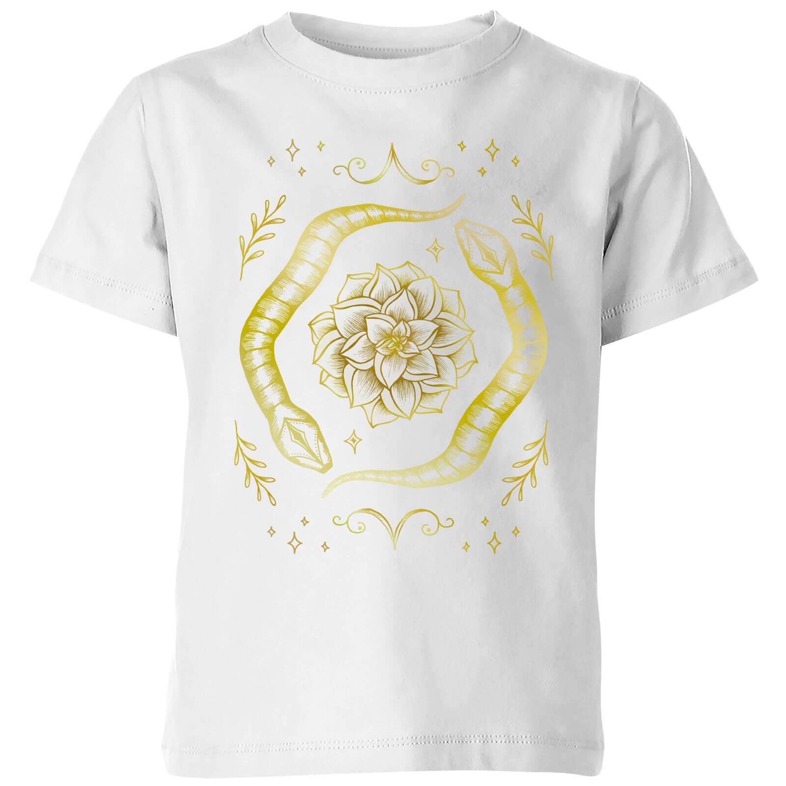 Barlena Snakes Kids' T-Shirt - White - 9-10 Years - White