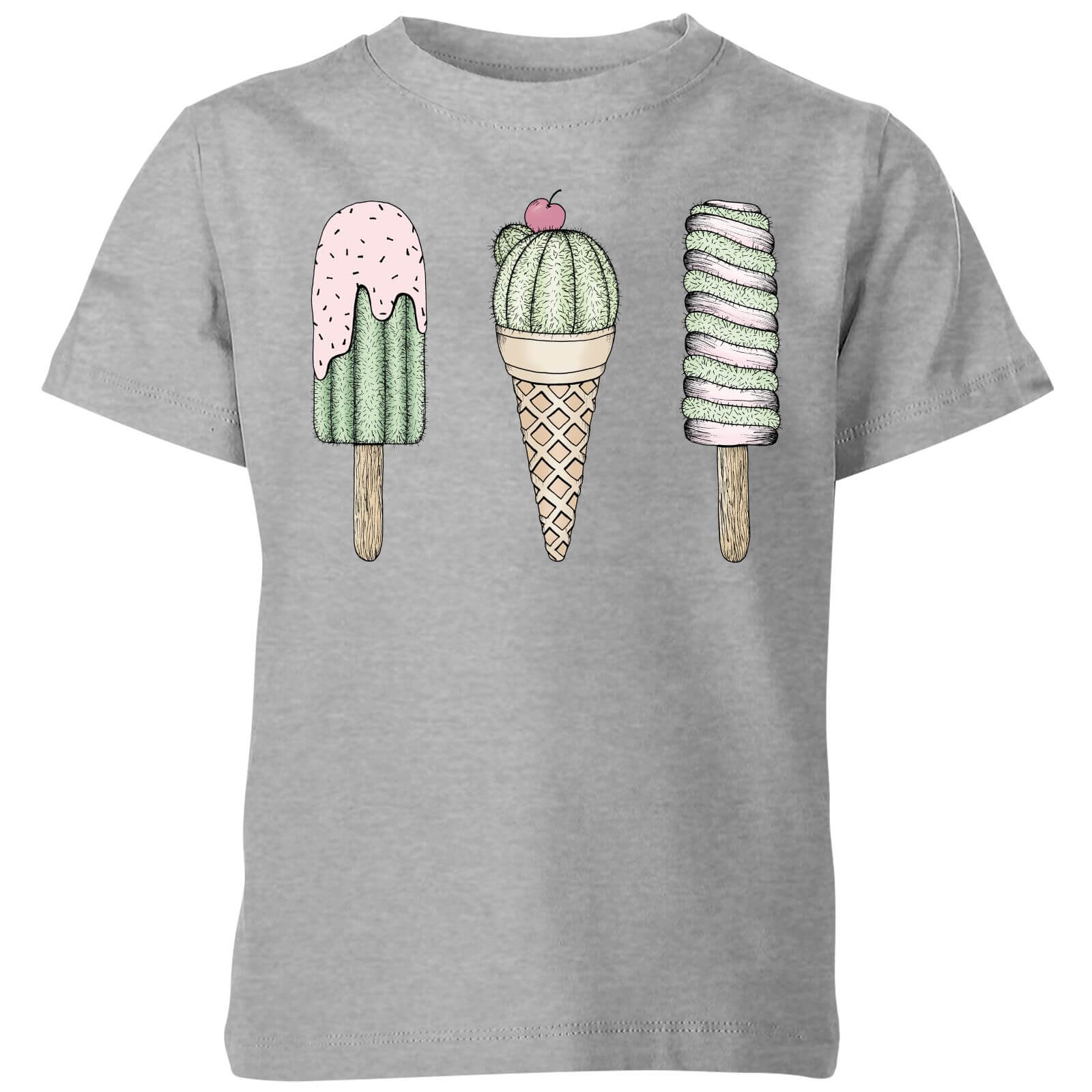 Barlena Sweet Treats Kids' T-Shirt - Grey - 9-10 Years - Grey