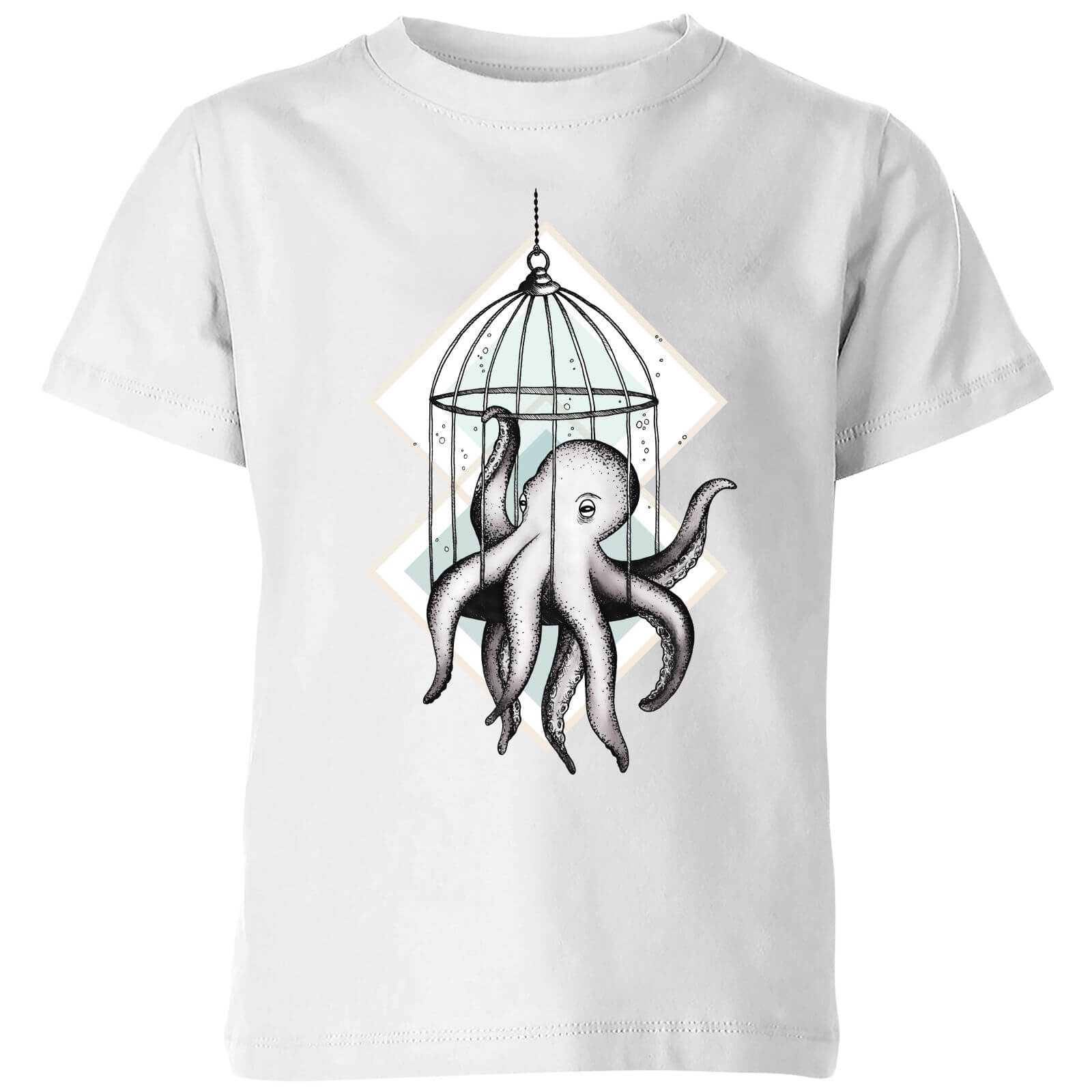 Barlena Set Me Free Kids' T-Shirt - White - 3-4 Years - White