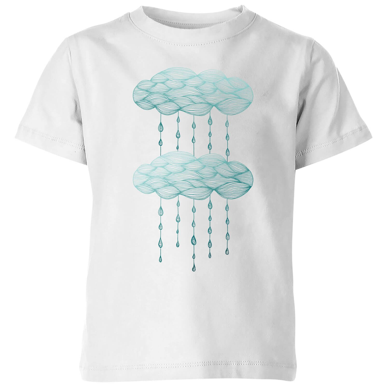 Barlena Rainy Days Kids' T-Shirt - White - 11-12 Years - White