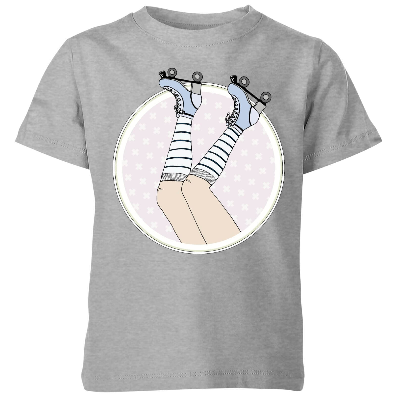 Barlena Roll with It Kids' T-Shirt - Grey - 11-12 Years - Grey