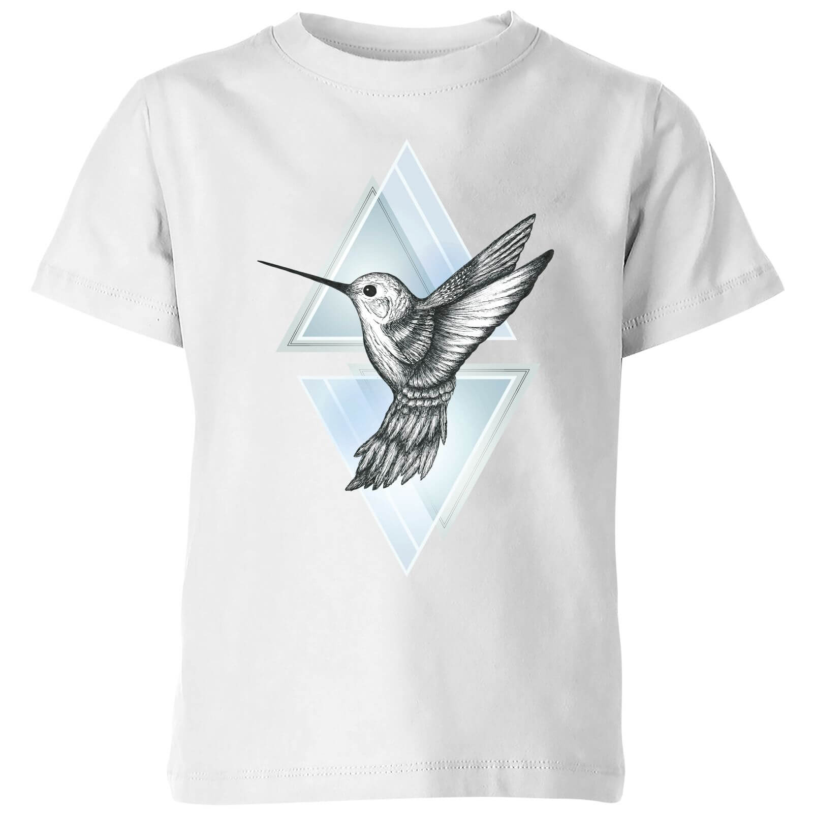 Barlena Hummingbird Kids' T-Shirt - White - 7-8 Years - White