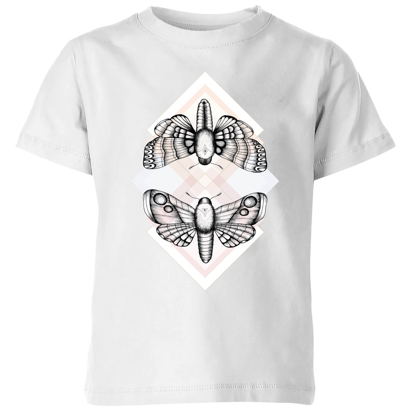 Barlena Moth Kids' T-Shirt - White - 11-12 Years - White