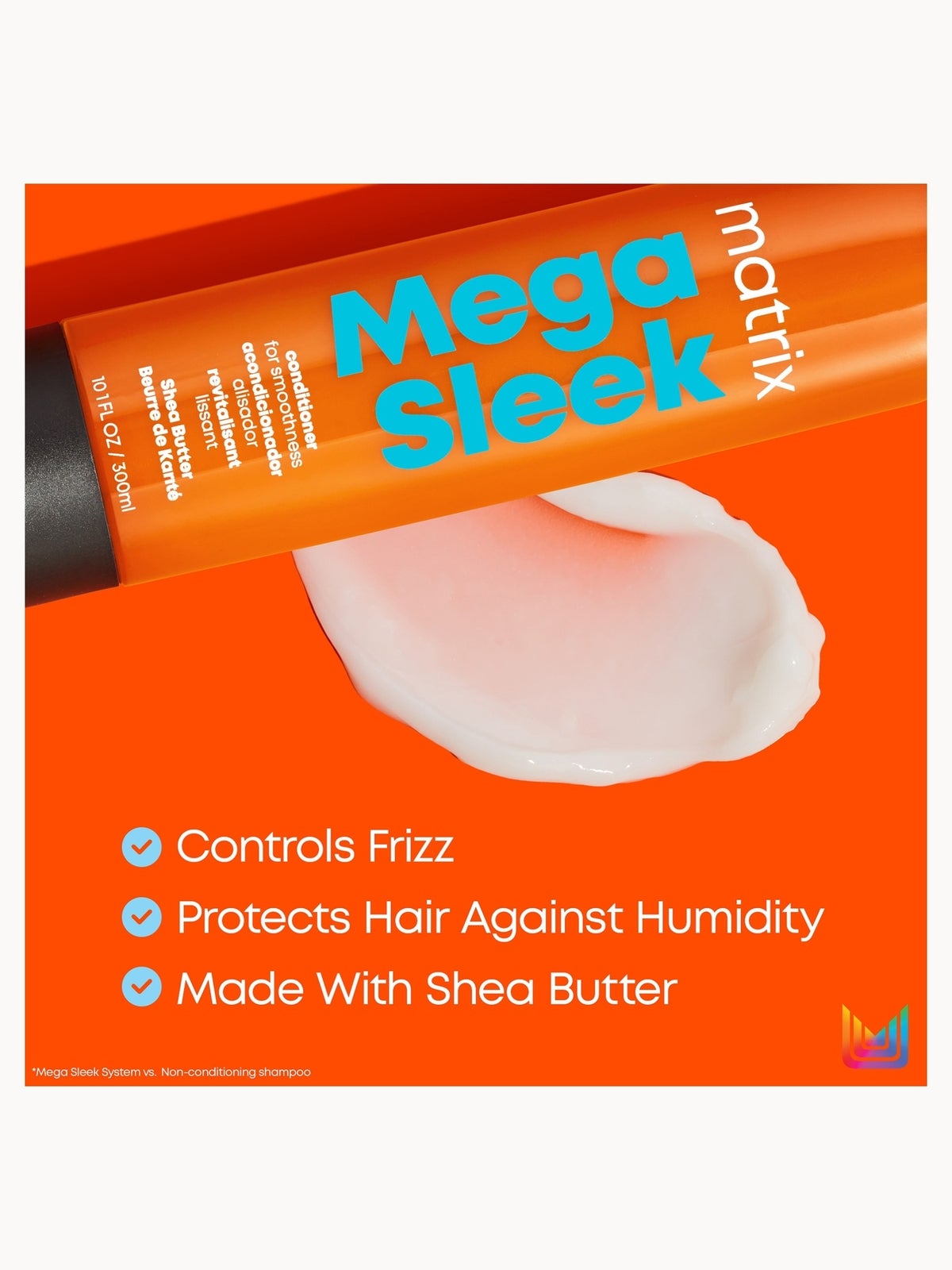Matrix Total Results Mega Sleek Shea Butter Conditioner for Frizzy Hair 1000ml, photo 2