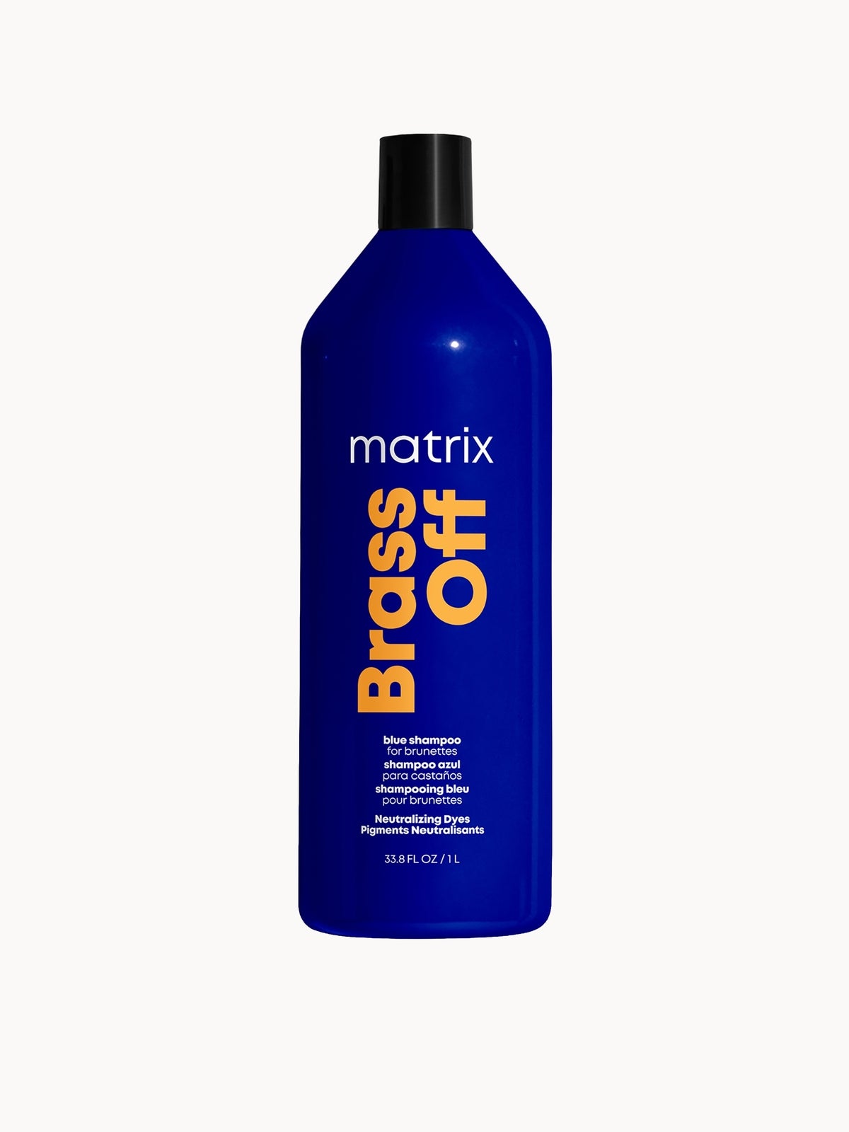 Matrix Total Results Brass Off Brunette Blue Shampoo for Lightened Brunette Hair 1L