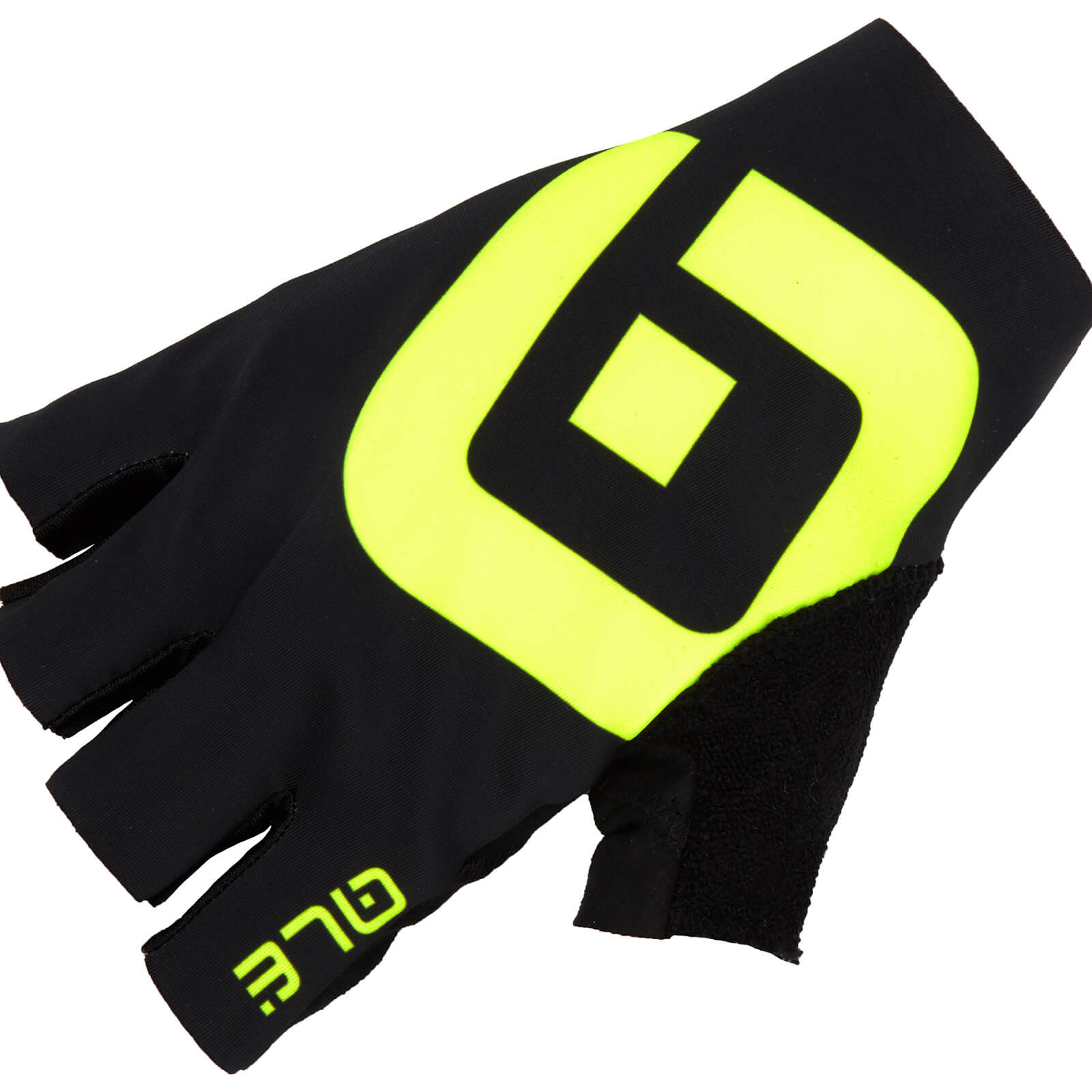 Alé Air Gloves - S - Black/Fluo Yellow