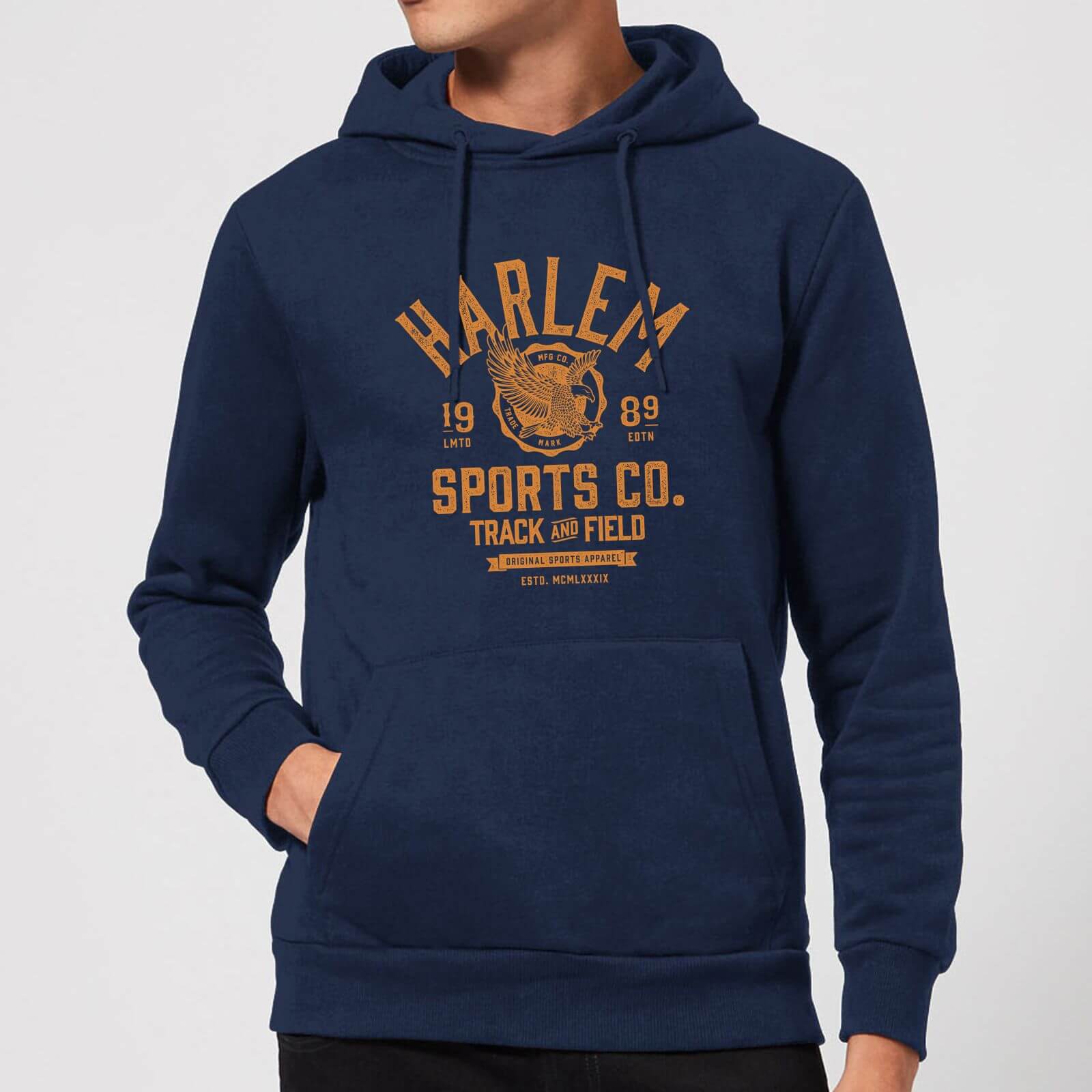 

Harlem Sports Hoodie - Navy - L - Blu Navy