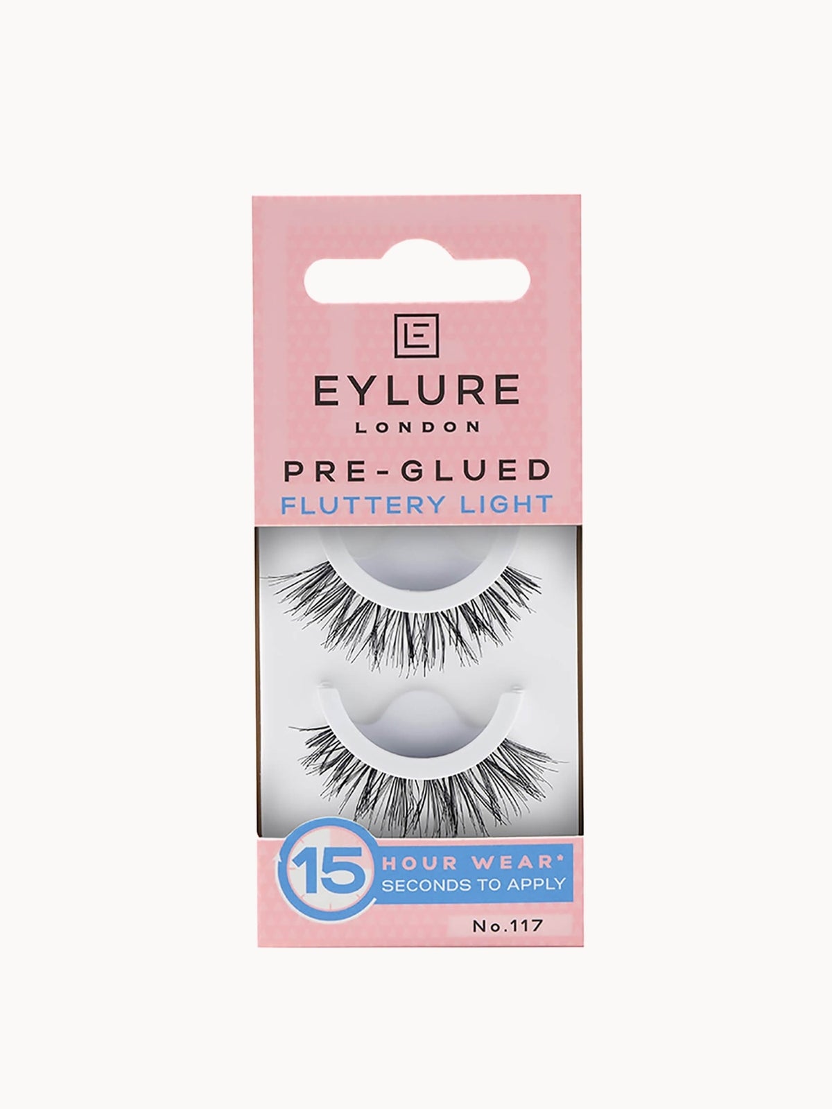 Eylure Pre-Glued False Lashes - Fluttery Light No. 117