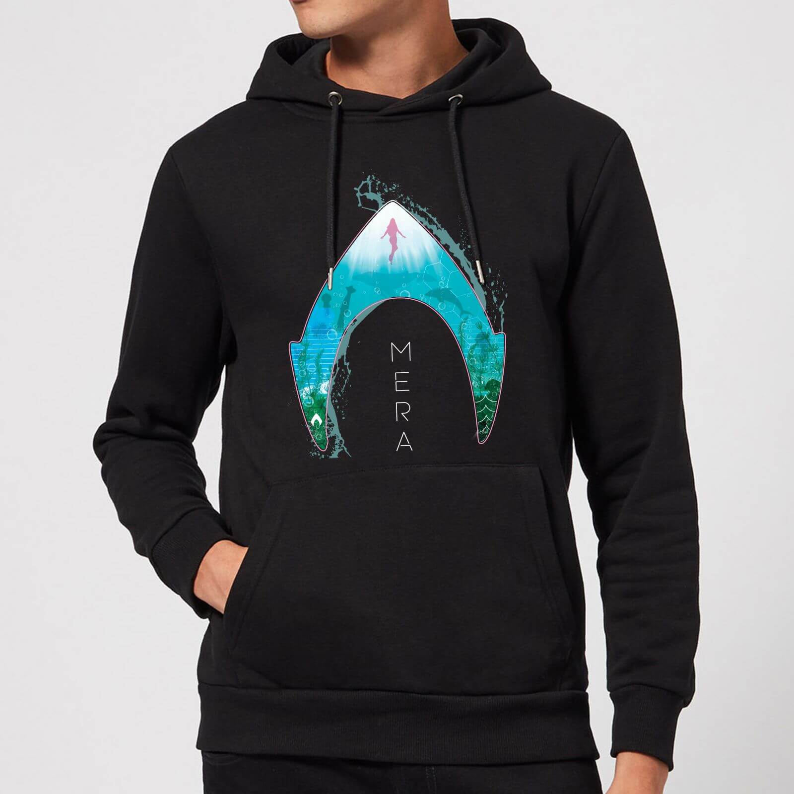 

Aquaman Mera Logo Hoodie - Black - XL - Nero