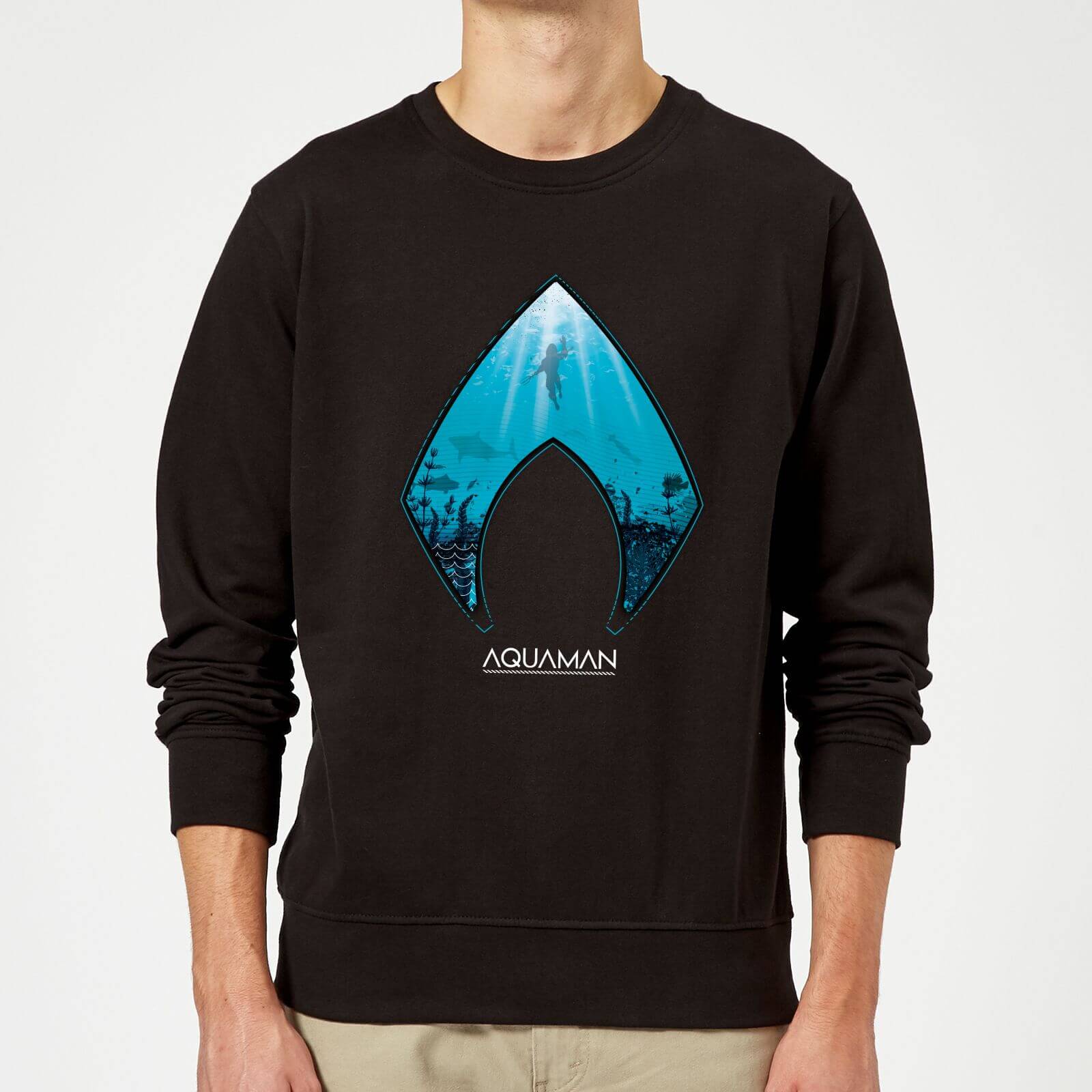 Aquaman Deep Sweatshirt - Black - XL - Black