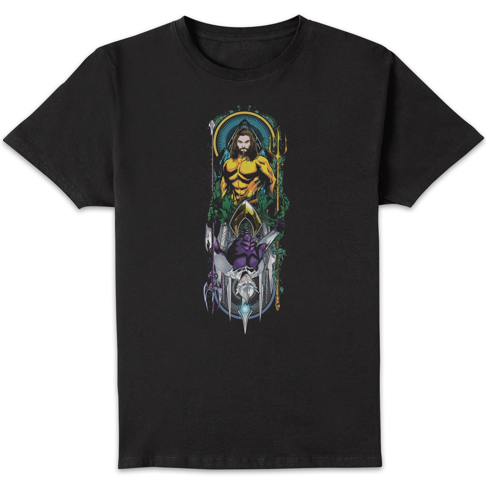 Aquaman and Ocean Master Men's T-Shirt - Black - M