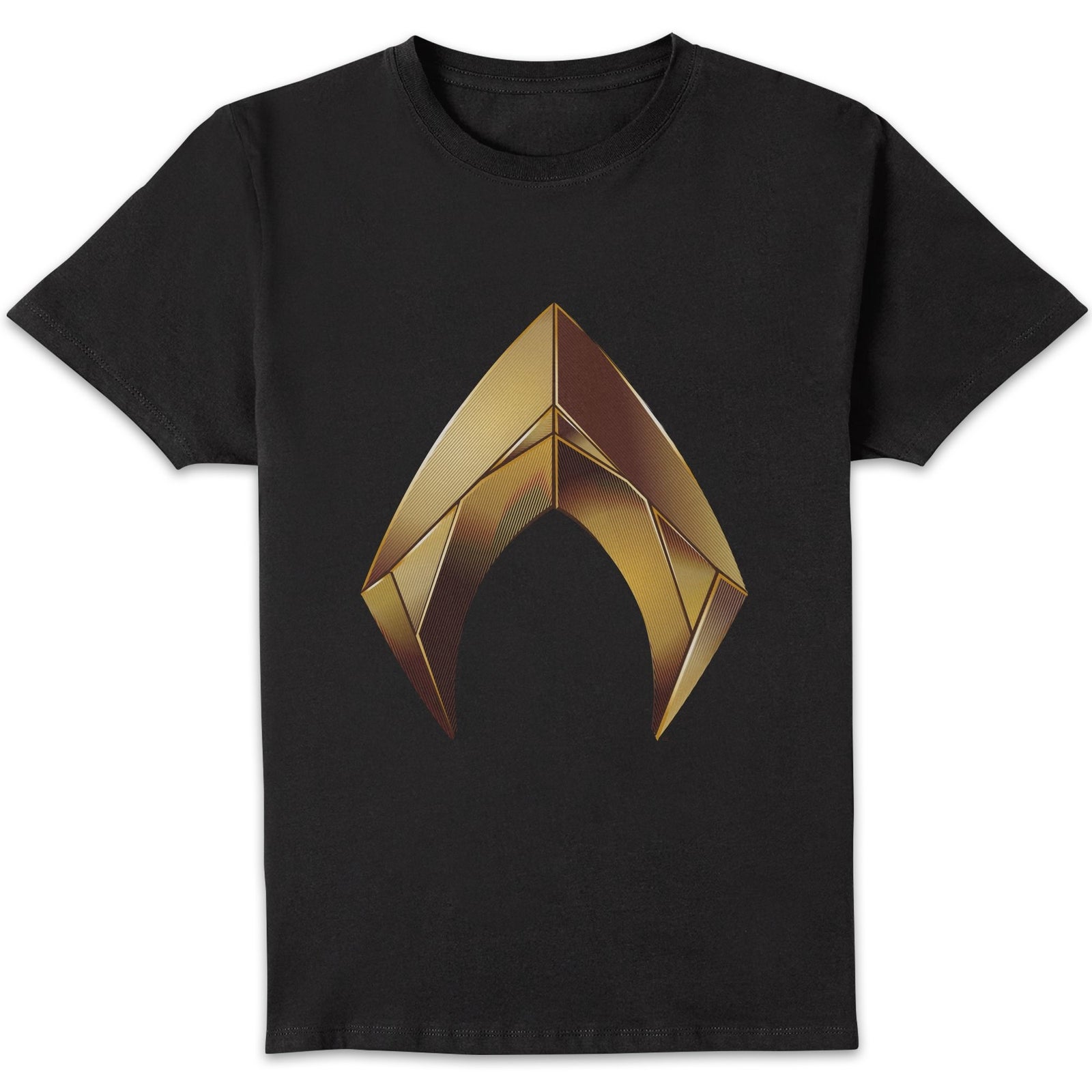 Original Hero Aquaman Symbol Men's T-Shirt - Black - 4XL