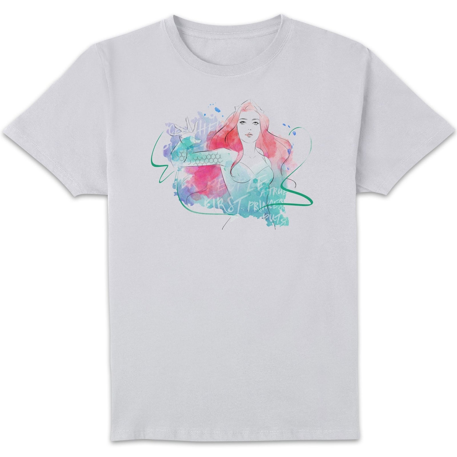 Aquaman Mera First Princess Men's T-Shirt - White - XL