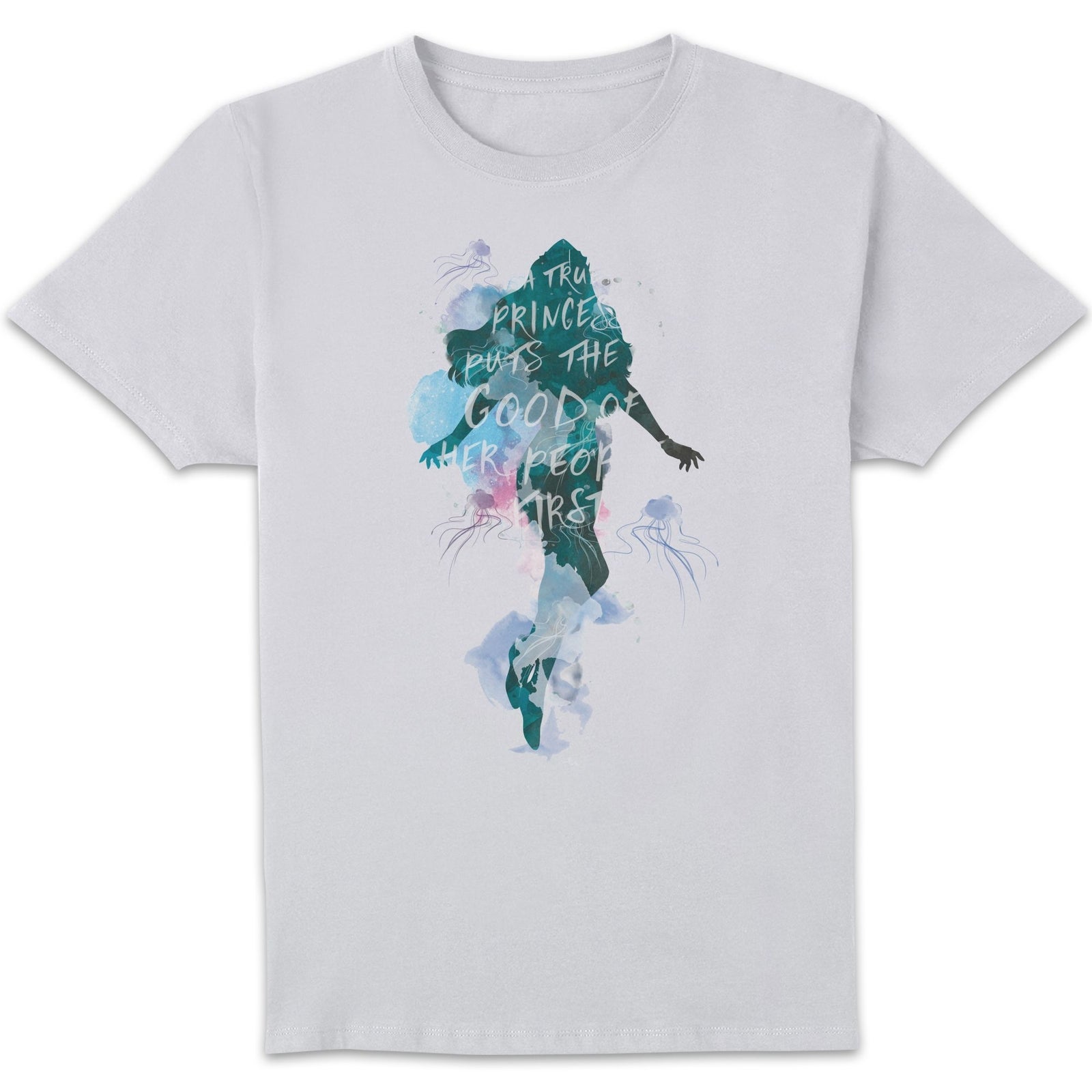 Aquaman Mera True Princess Men's T-Shirt - White - XL