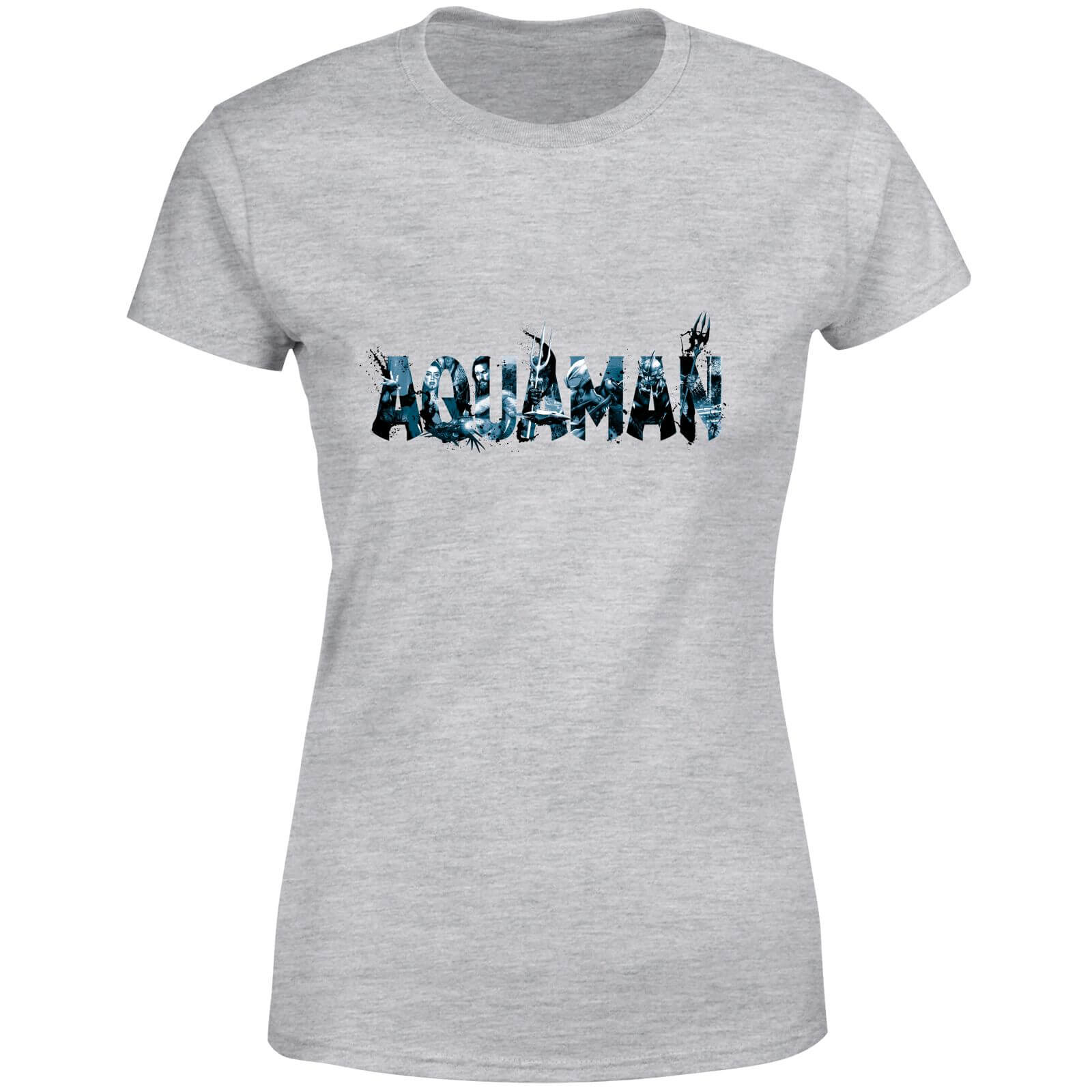 

Aquaman Chest Logo Women's T-Shirt - Grey - M