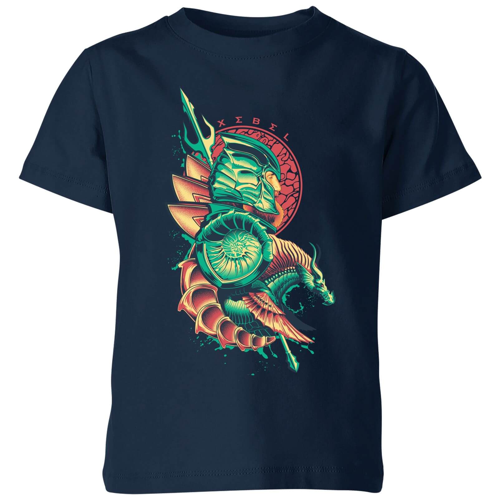 Aquaman Xebel Kids' T-Shirt - Navy - 5-6 Years - Navy