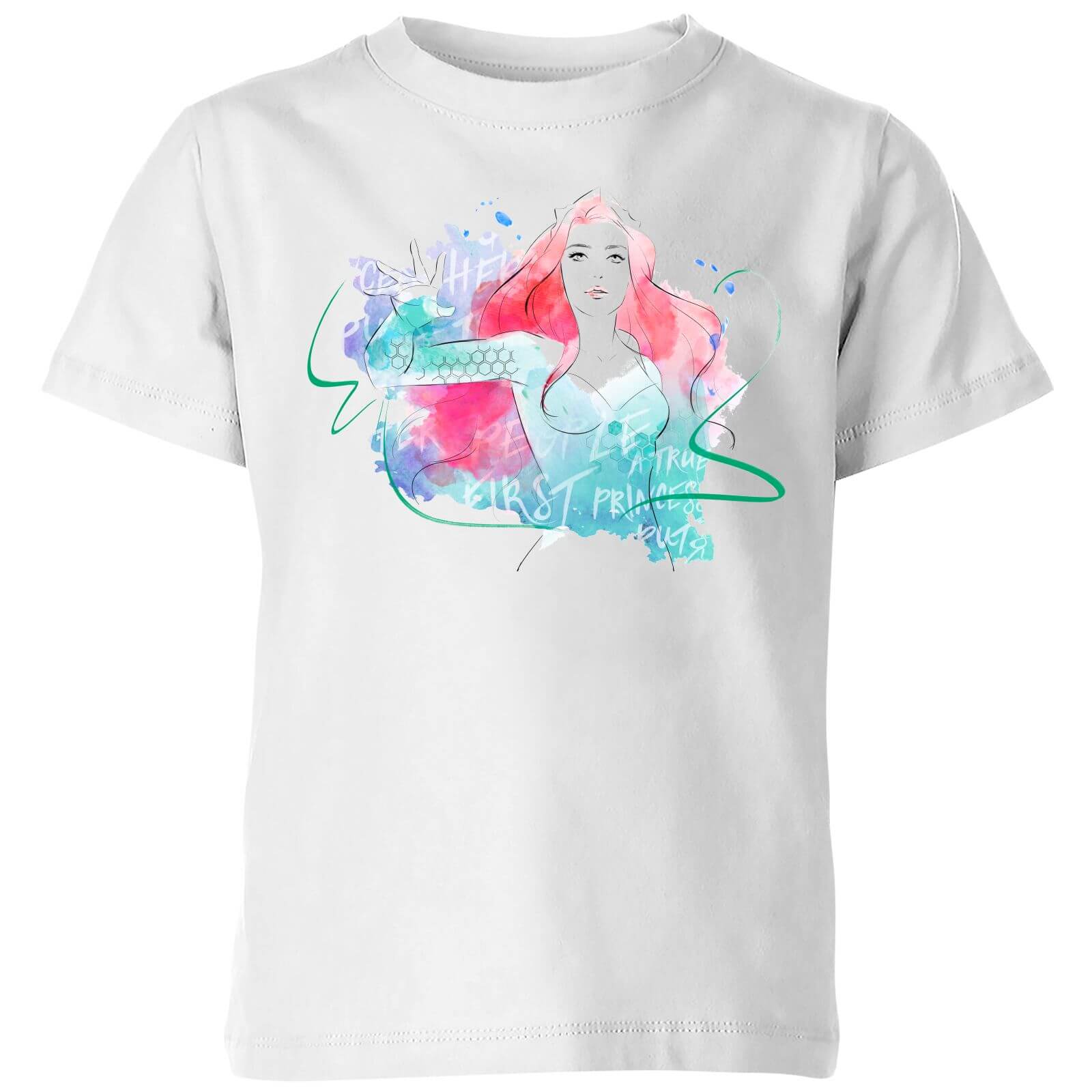 

Aquaman Mera First Princess Kids' T-Shirt - White - 3-4 ans - Blanc