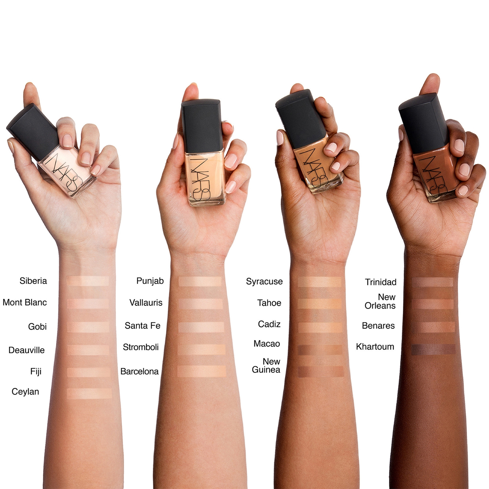 Thumbnail - NARS Cosmetics Sheer Glow Foundation - verschiedene Töne - Oslo