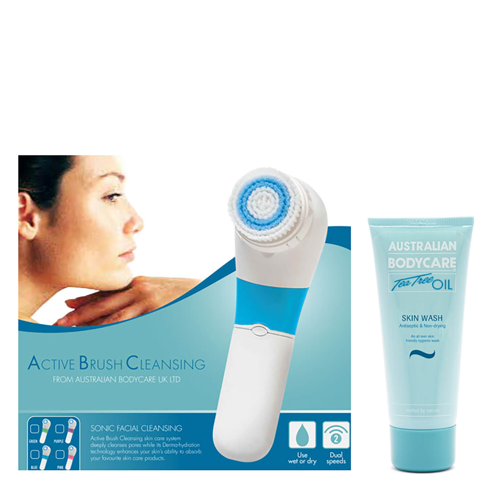 

Australian Bodycare Active Cleansing Brush and Skin Wash 100ml