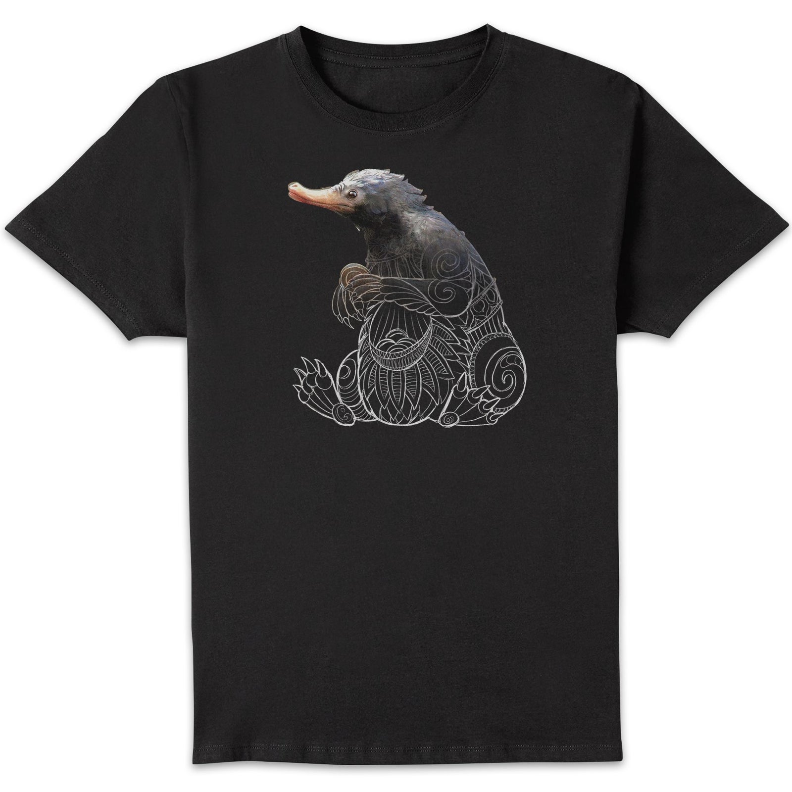 Fantastic Beasts Tribal Niffler Men's T-Shirt - Black - XXL