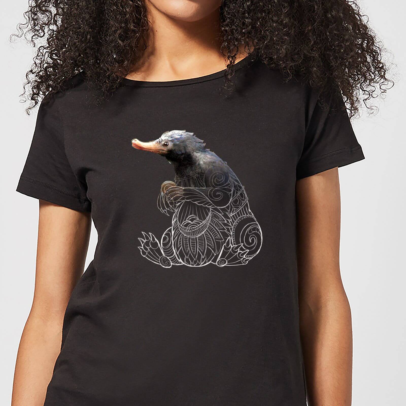 Fantastic Beasts Tribal Niffler Women's T-Shirt - Black - XL