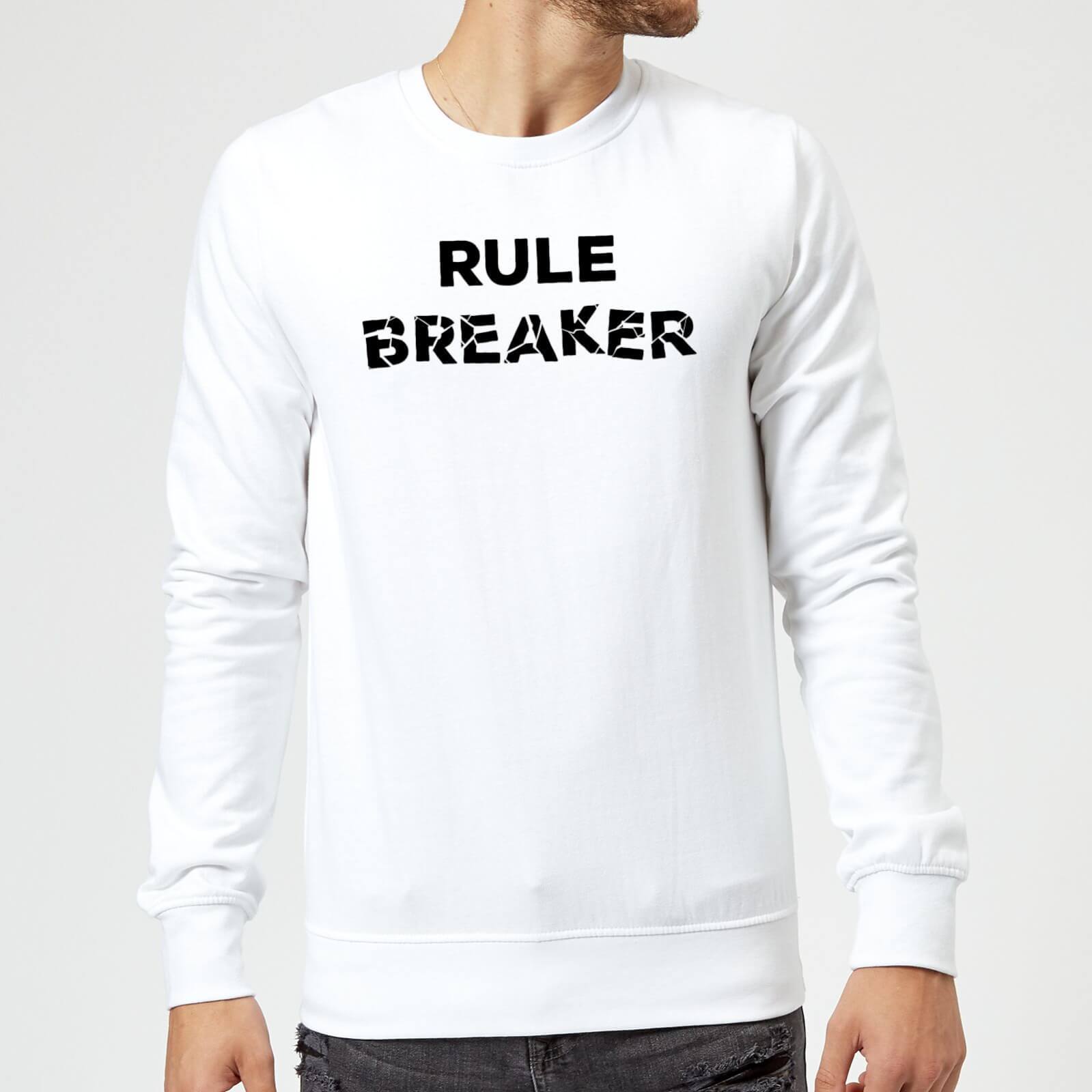 Rule Breaker Sweatshirt - White - L - White