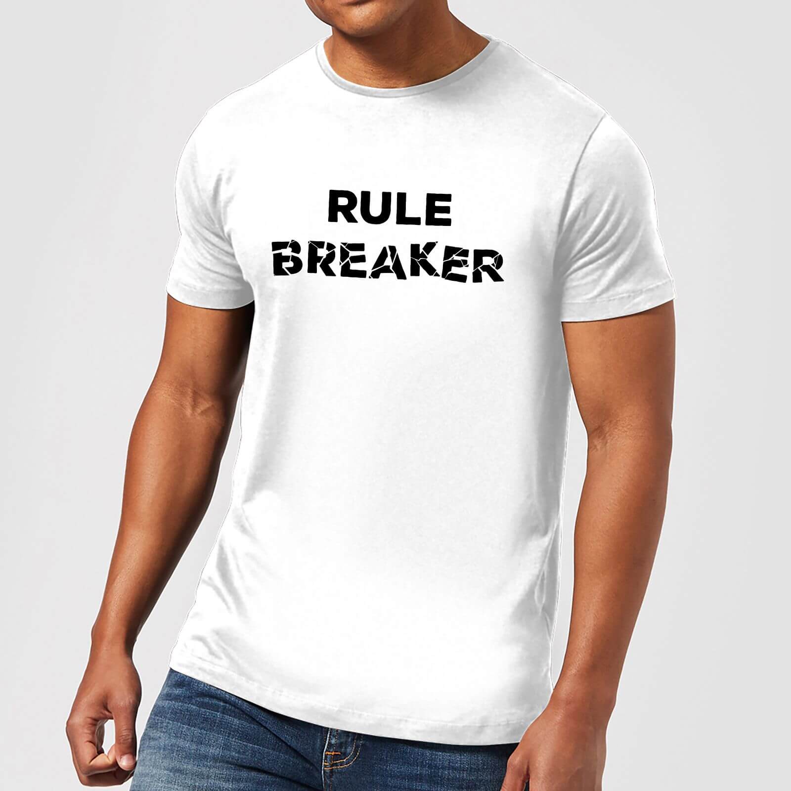 Rule Breaker Men's T-Shirt - White - XS - White
