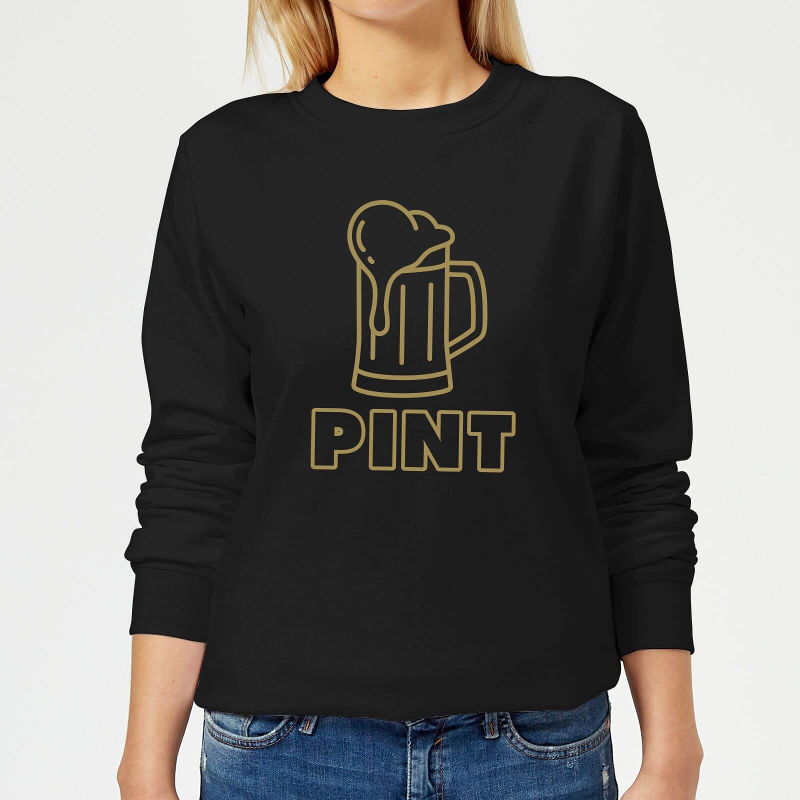 Pint Women's Sweatshirt - Black - M - Black