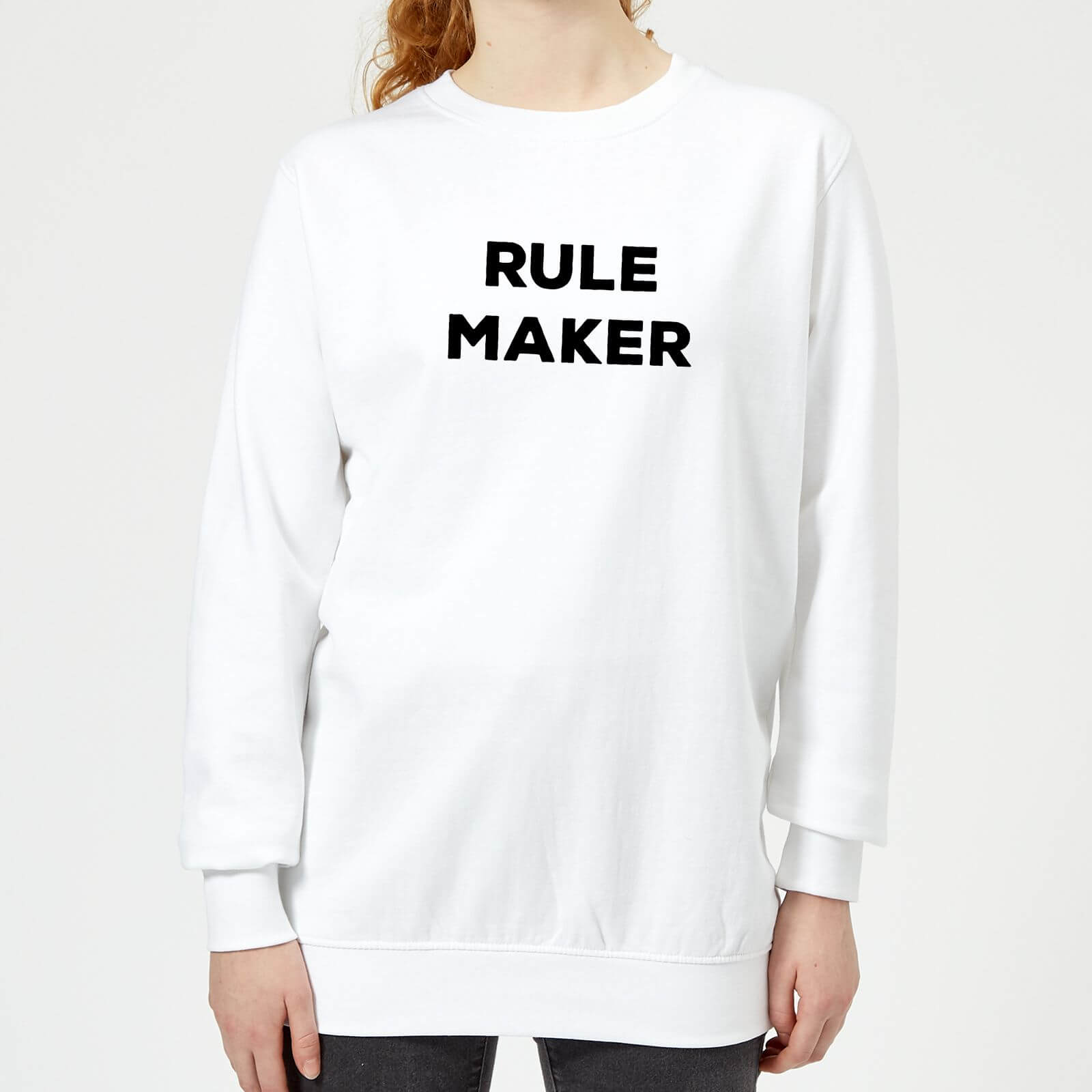 Rule Maker Women's Sweatshirt - White - XL - White