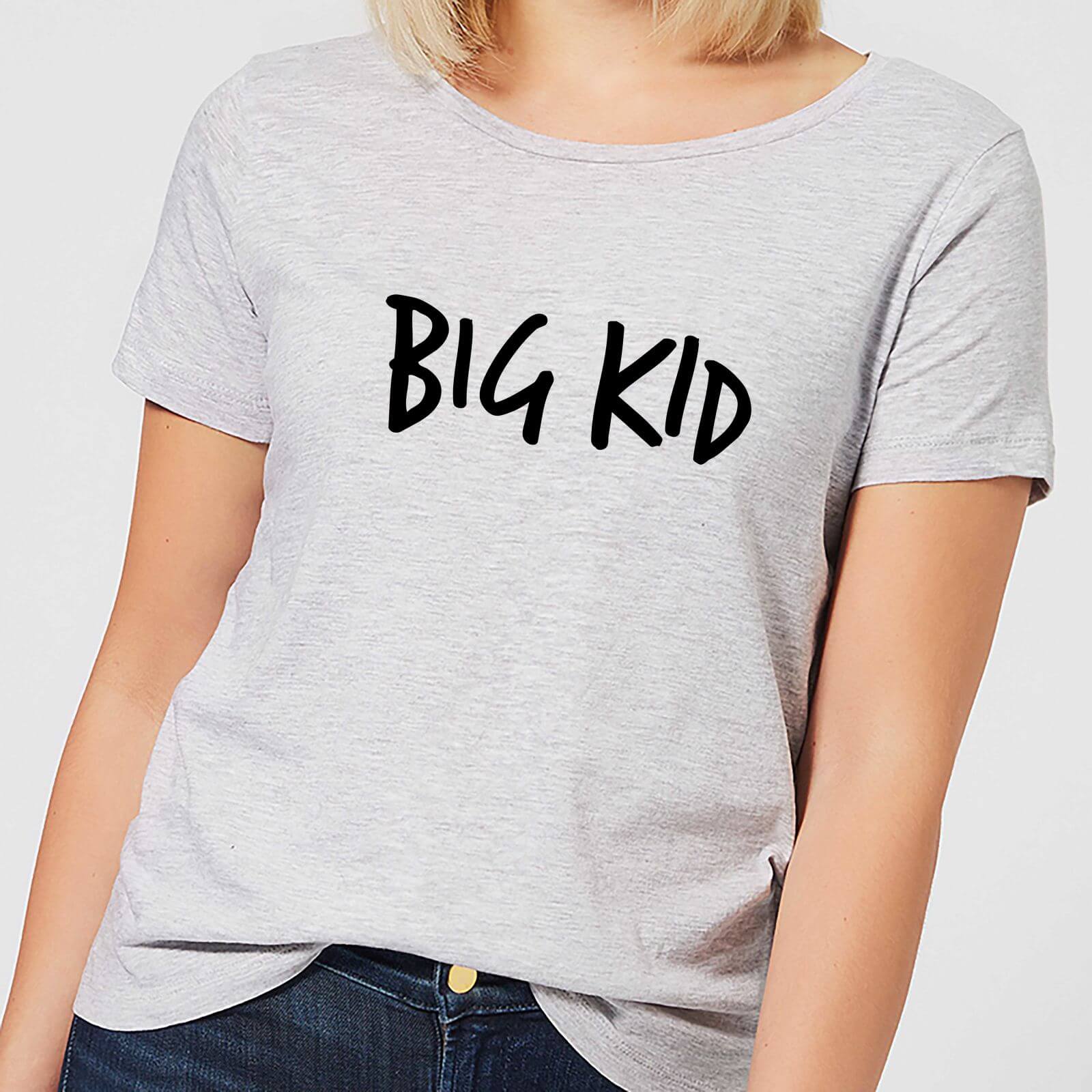 Big Kid Women's T-Shirt - Grey - L - Grey