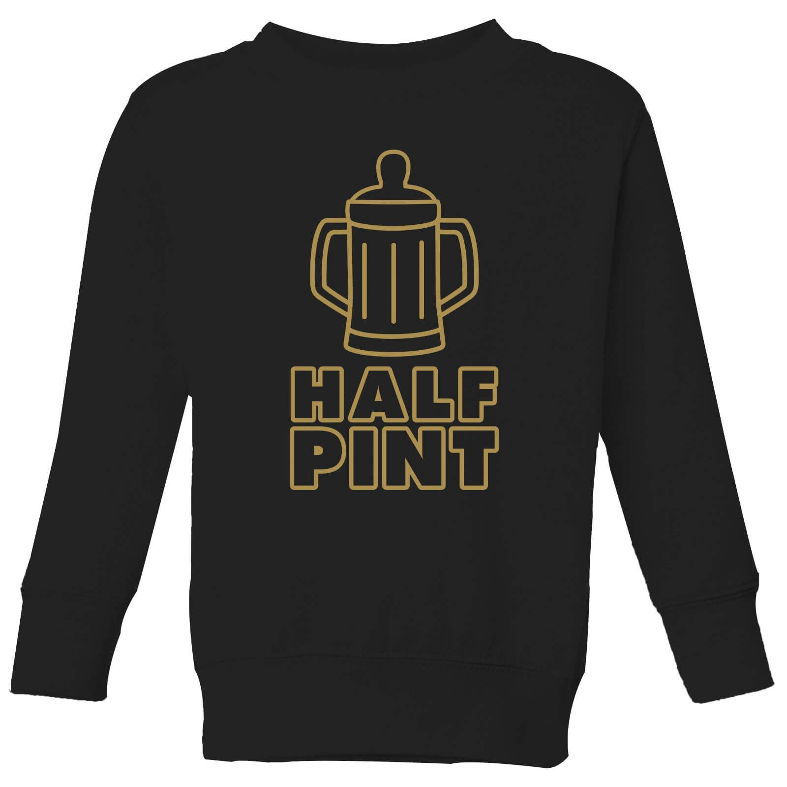 Half Pint Kids' Sweatshirt - Black - 3-4 Years - Black