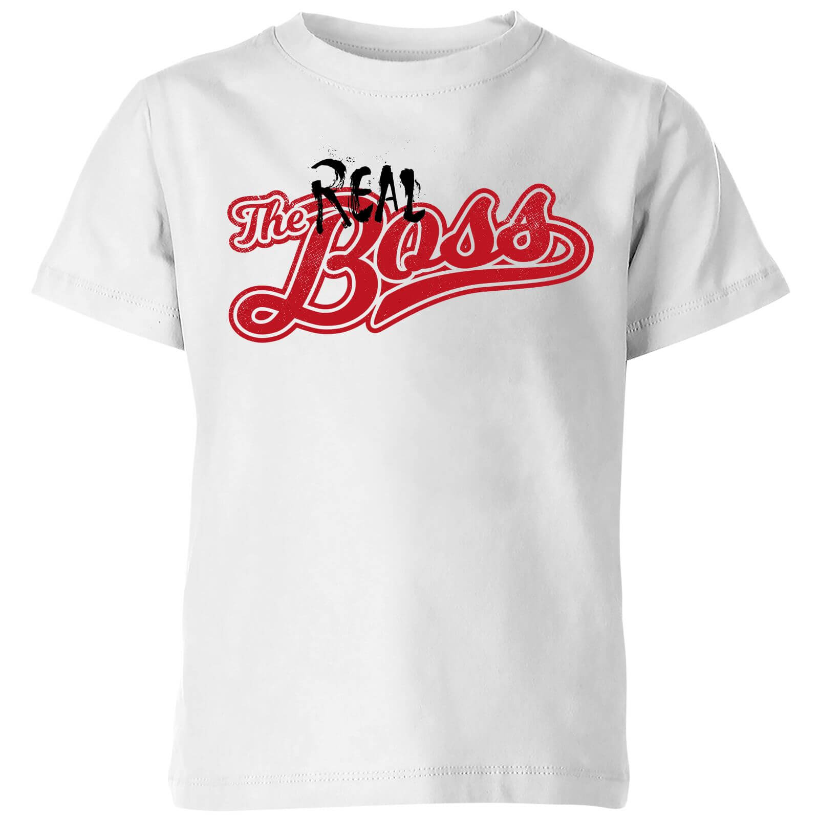 The Real Boss Kids' T-Shirt - White - 3-4 Years - White