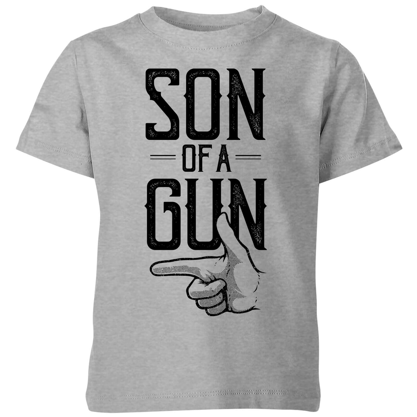 Son Of A Gun Kids' T-Shirt - Grey - 7-8 Years - Grey