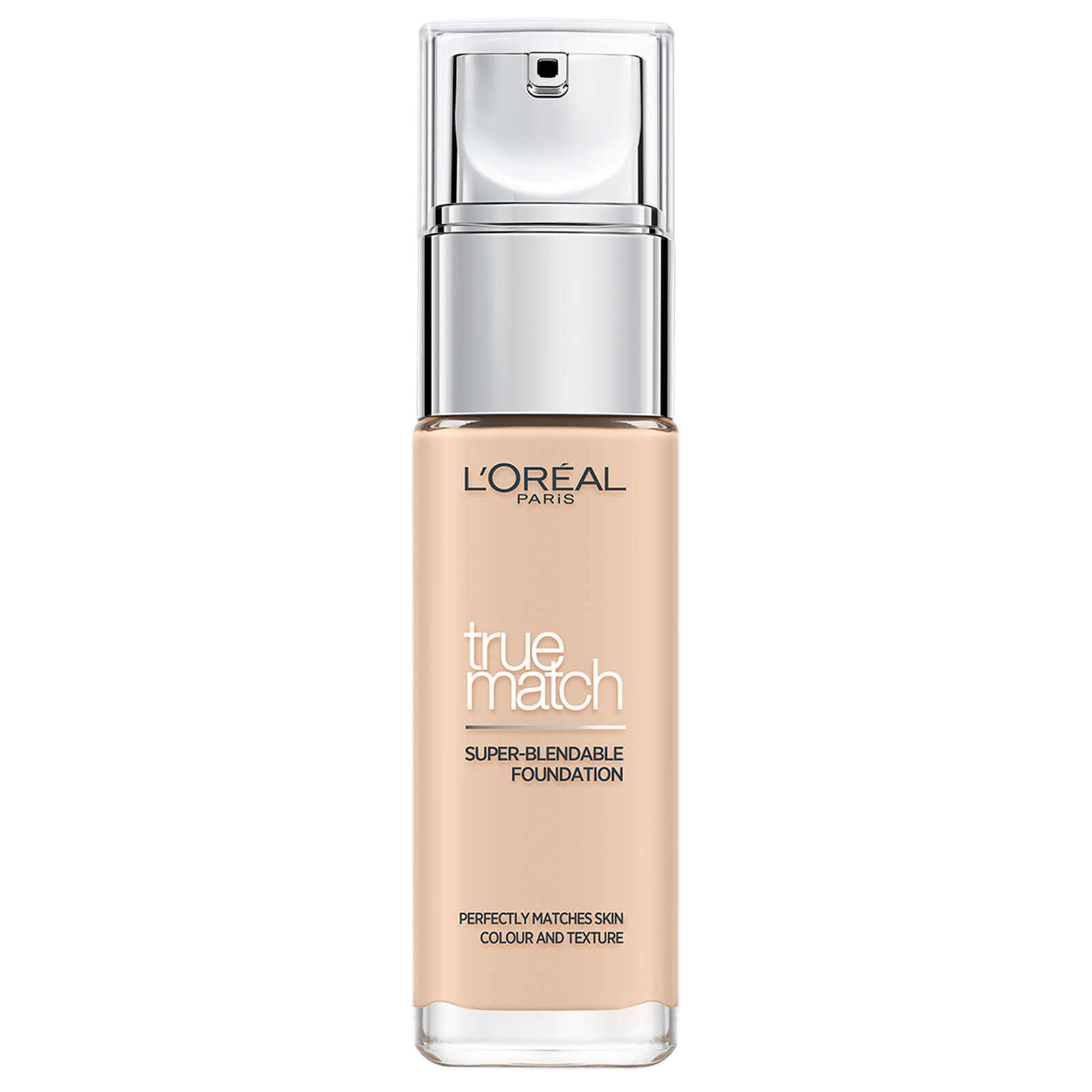 L'Oréal Paris True Match Liquid Foundation with SPF and Hyaluronic Acid 30ml (Various Shades) - 0.5N Porcelain