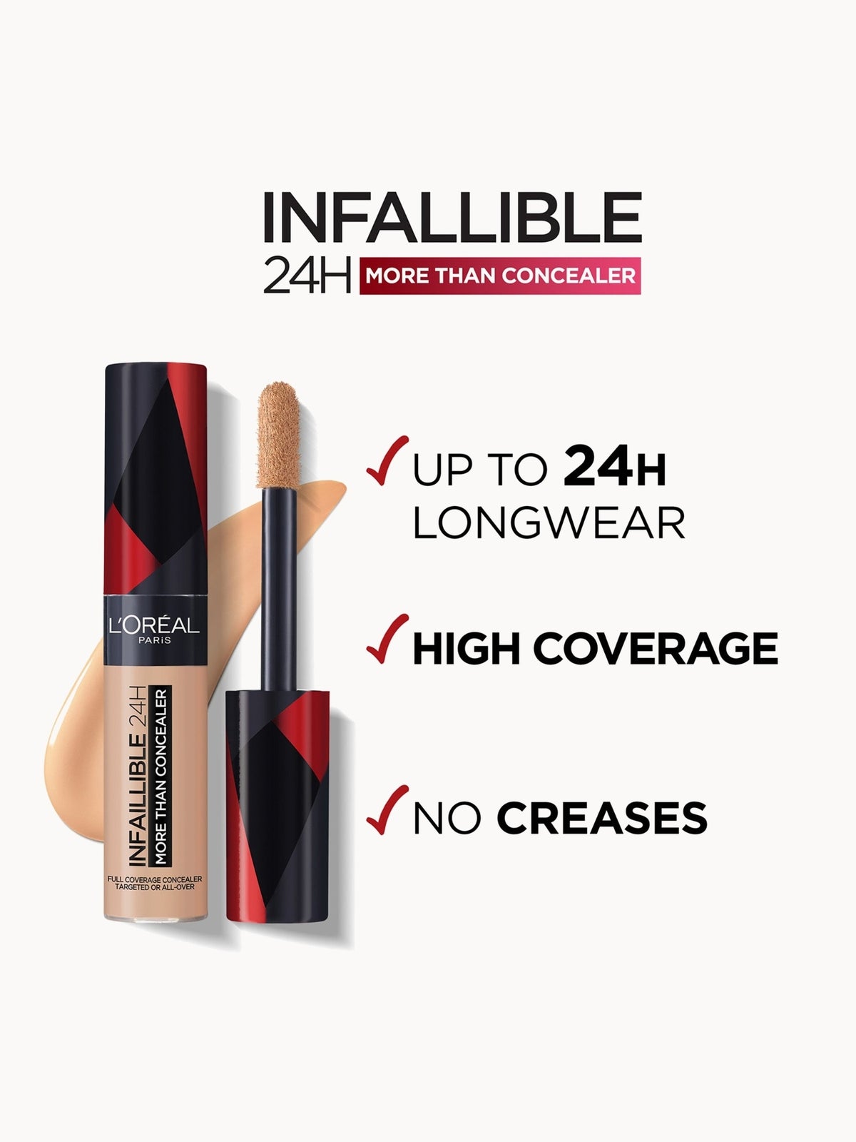 L'Oréal Paris Infallible More Than Concealer 10ml (Various Shades) - 324 4