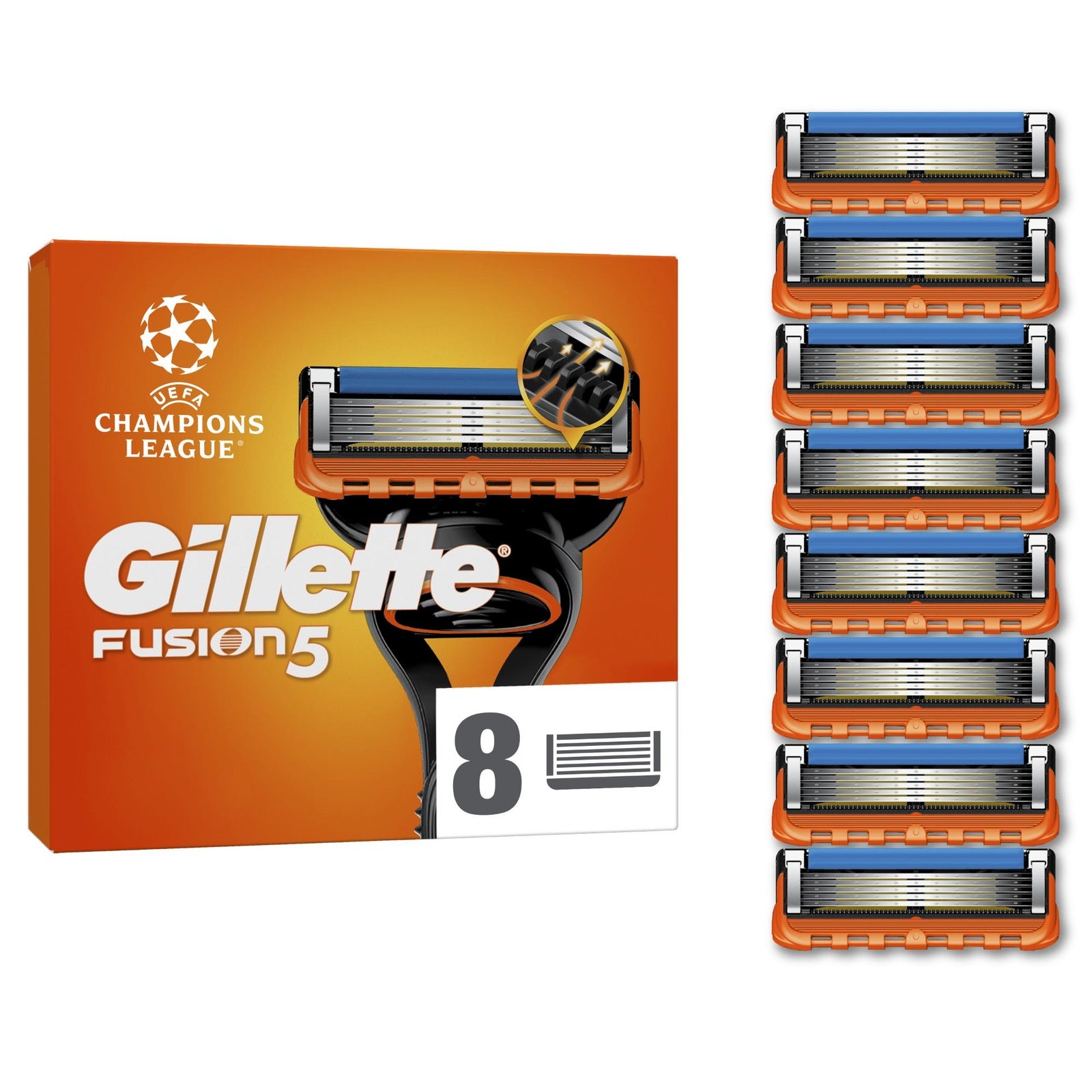 Gillette Fusion 5, 8 Refill pack - NEW, SEALED, 100% GENUINE UK STOCK - Image 12