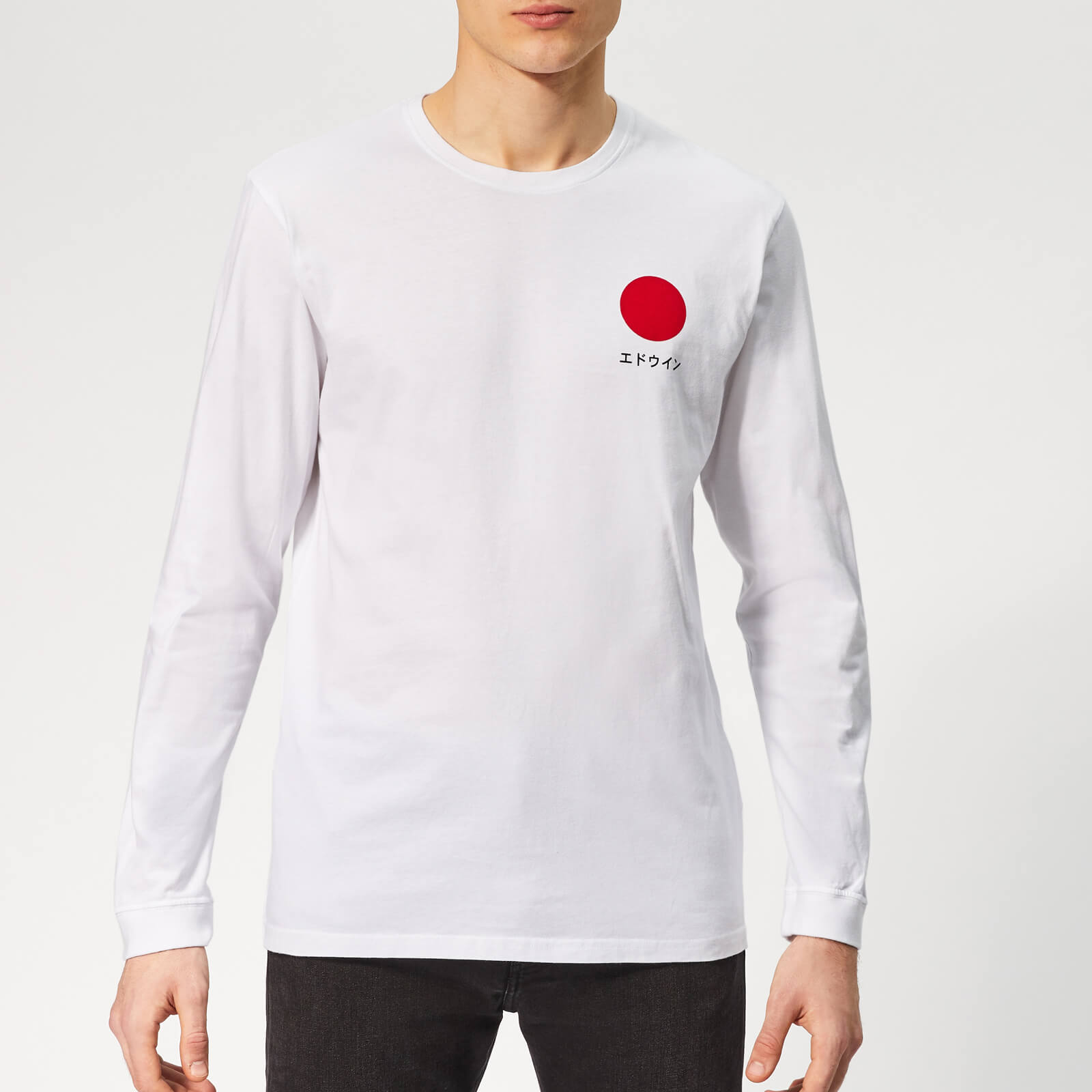 Edwin Men's Japanese Sun Long Sleeve T-Shirt - White - XL