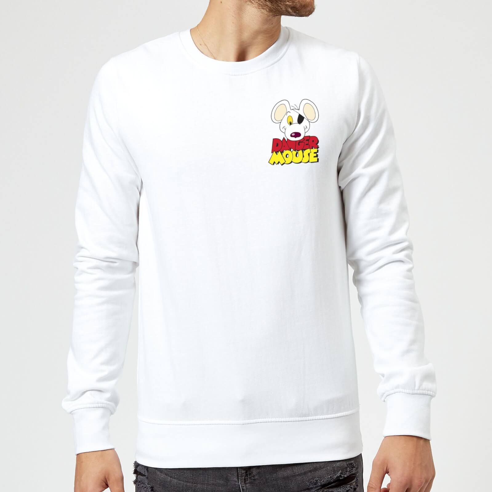 Danger Mouse Pocket Logo Sweatshirt - Weiß - L - Weiß