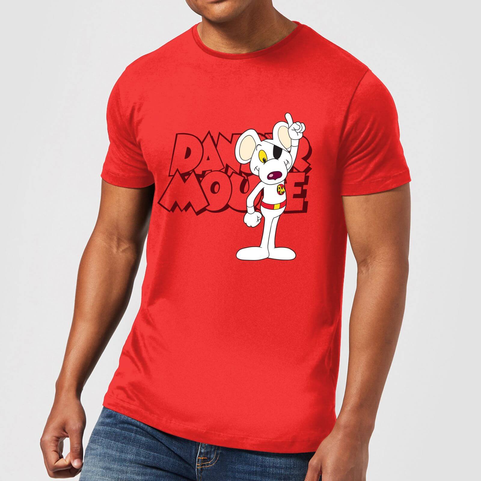 Danger Mouse Pose Herren T-Shirt - Rot - L - Rot