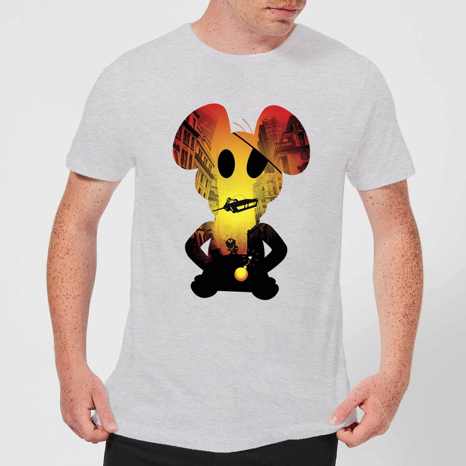 Danger Mouse Skyscraper Car Herren T-Shirt - Grau - L - Grau