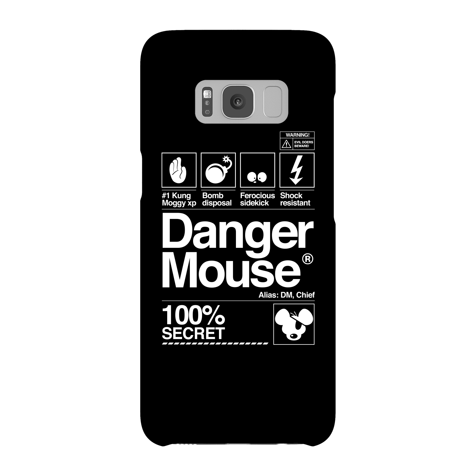 Danger Mouse 100% Secret Phone Case for iPhone and Android - Samsung S8 - Snap Case - Matte