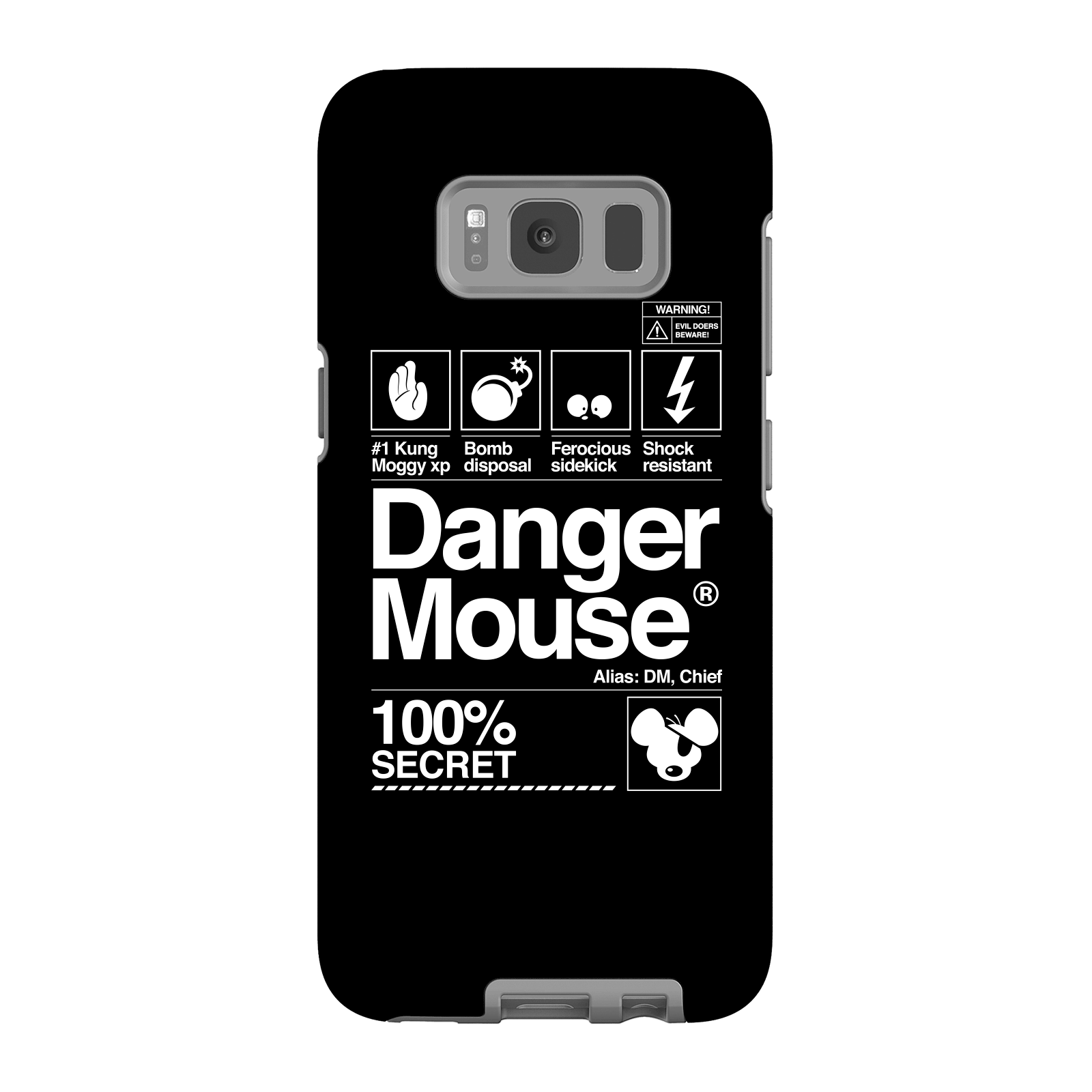 Danger Mouse 100% Secret Phone Case for iPhone and Android - Samsung S8 - Tough Case - Matte