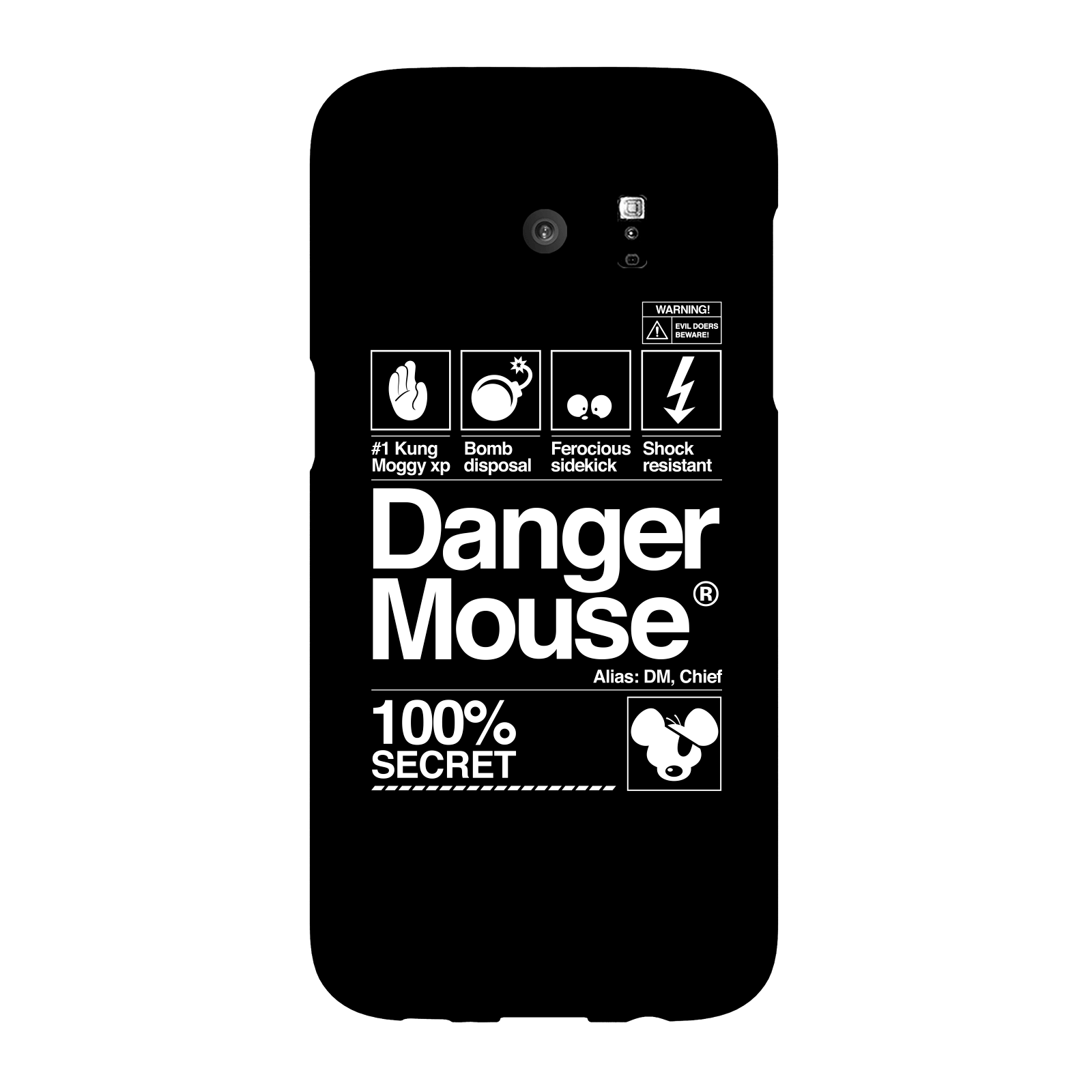 Danger Mouse 100% Secret Phone Case for iPhone and Android - Samsung S7 Edge - Snap Case - Gloss