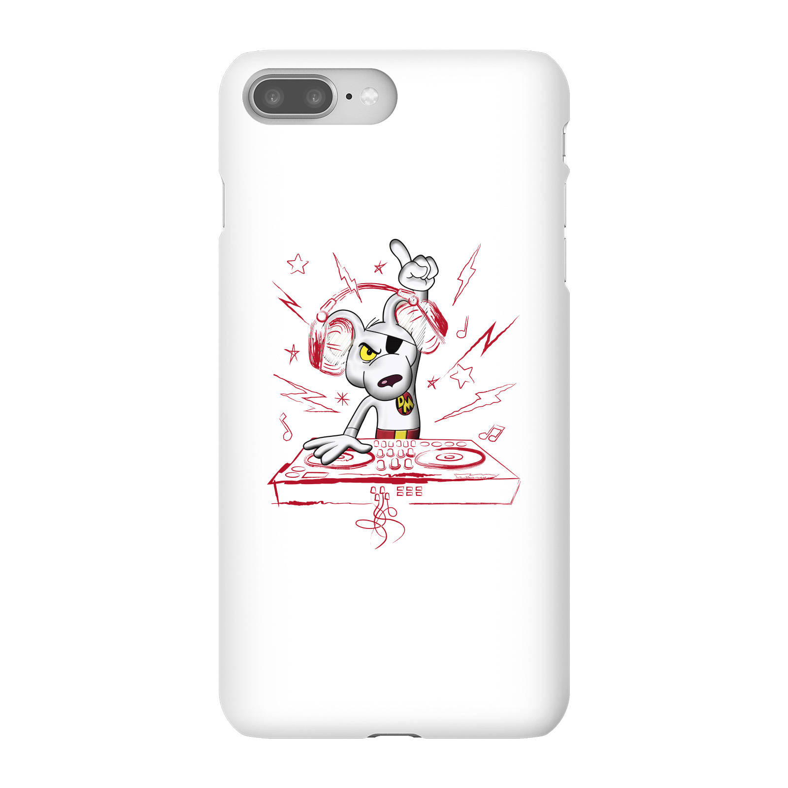 Danger Mouse DJ Phone Case for iPhone and Android - iPhone 8 Plus - Snap Case - Matte