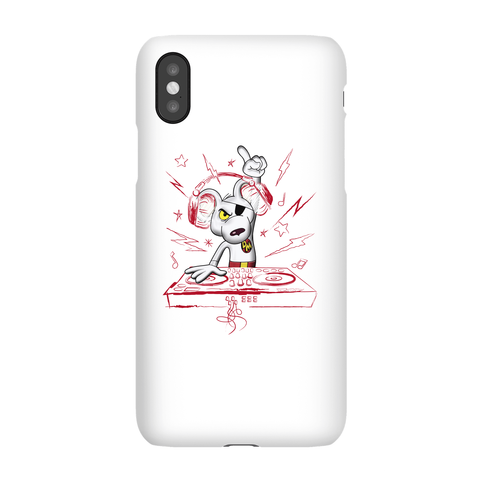 Danger Mouse DJ Phone Case for iPhone and Android - iPhone X - Snap Case - Matte