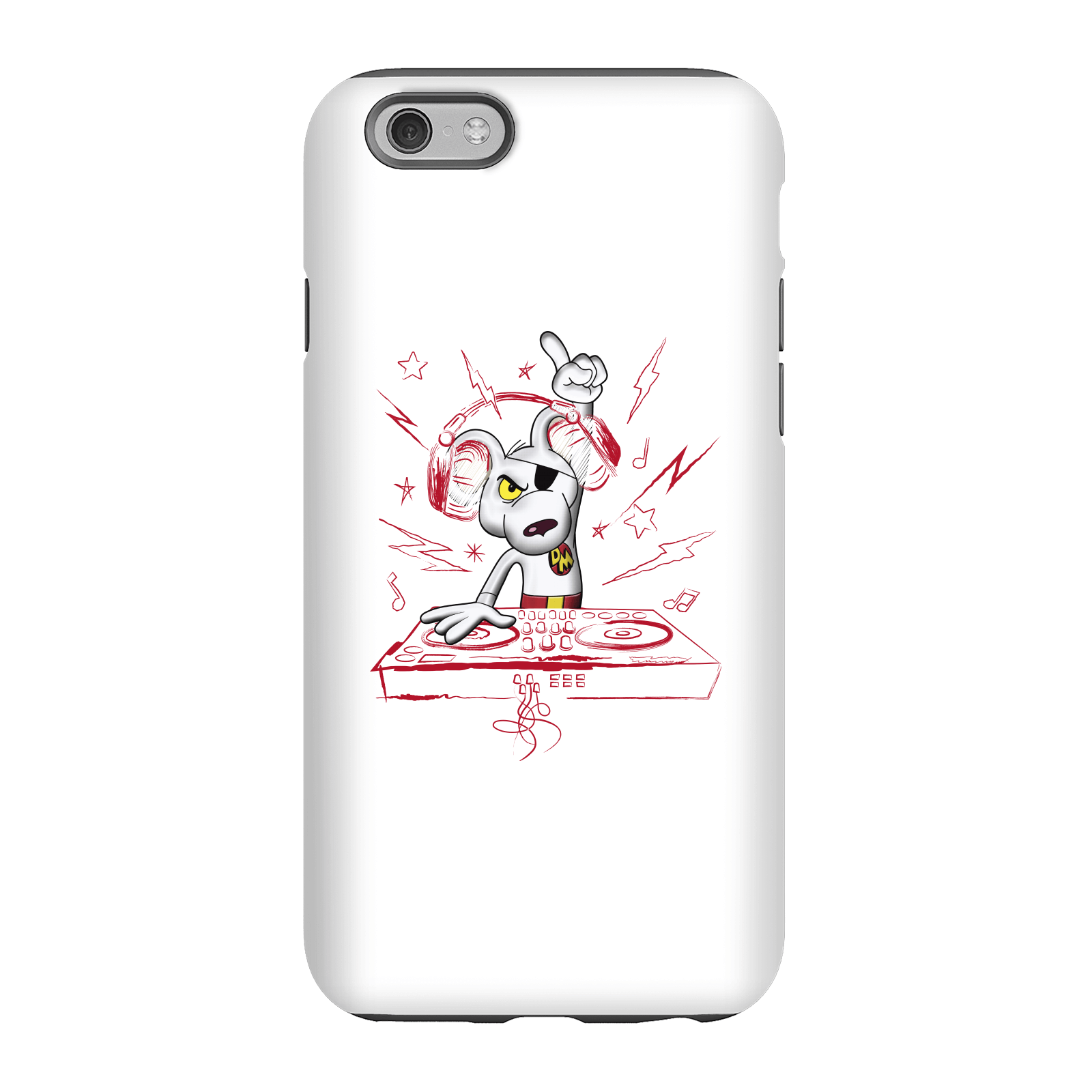 Danger Mouse DJ Phone Case for iPhone and Android - iPhone 6 - Tough Case - Matte