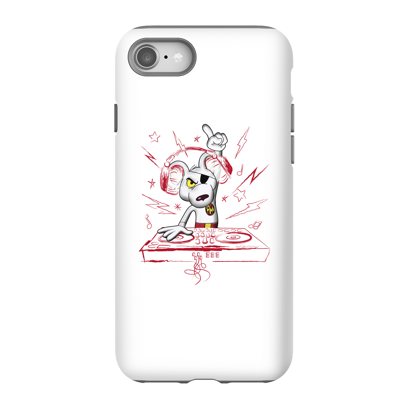 Danger Mouse DJ Phone Case for iPhone and Android - iPhone 8 - Tough Case - Matte