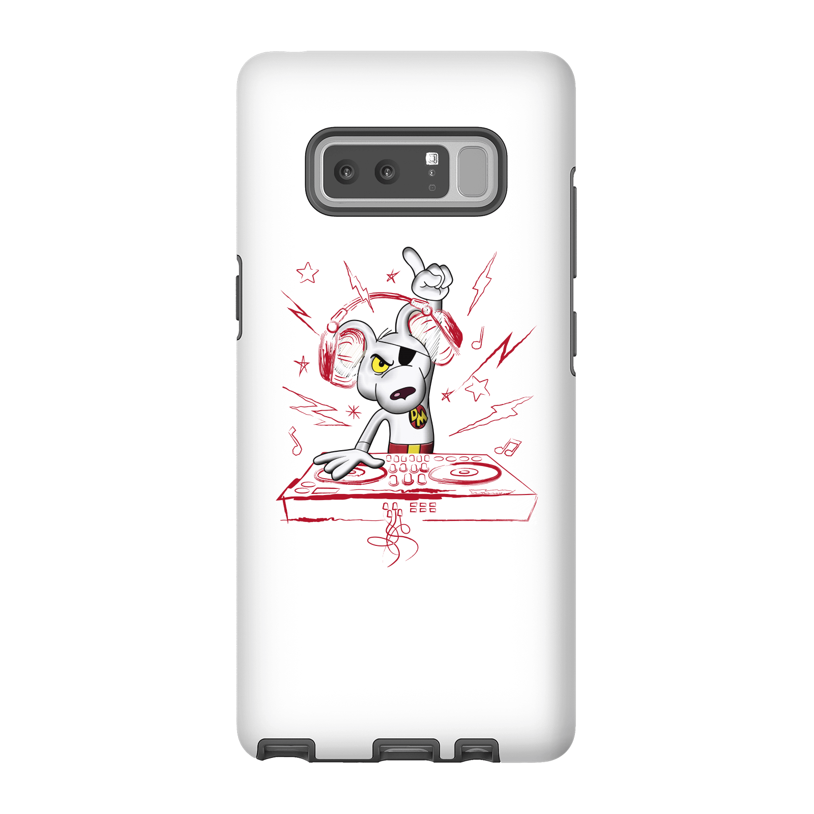 Danger Mouse DJ Phone Case for iPhone and Android - Samsung Note 8 - Tough Case - Matte