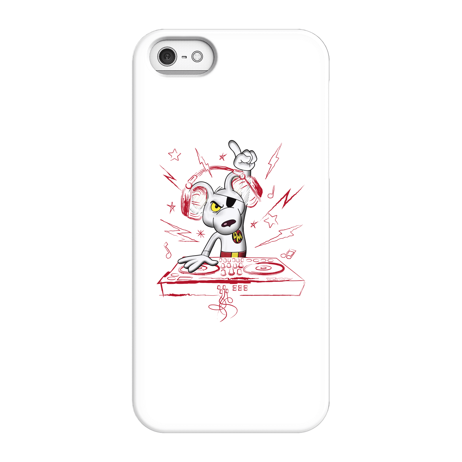 Danger Mouse DJ Phone Case for iPhone and Android - iPhone 5/5s - Snap Case - Gloss